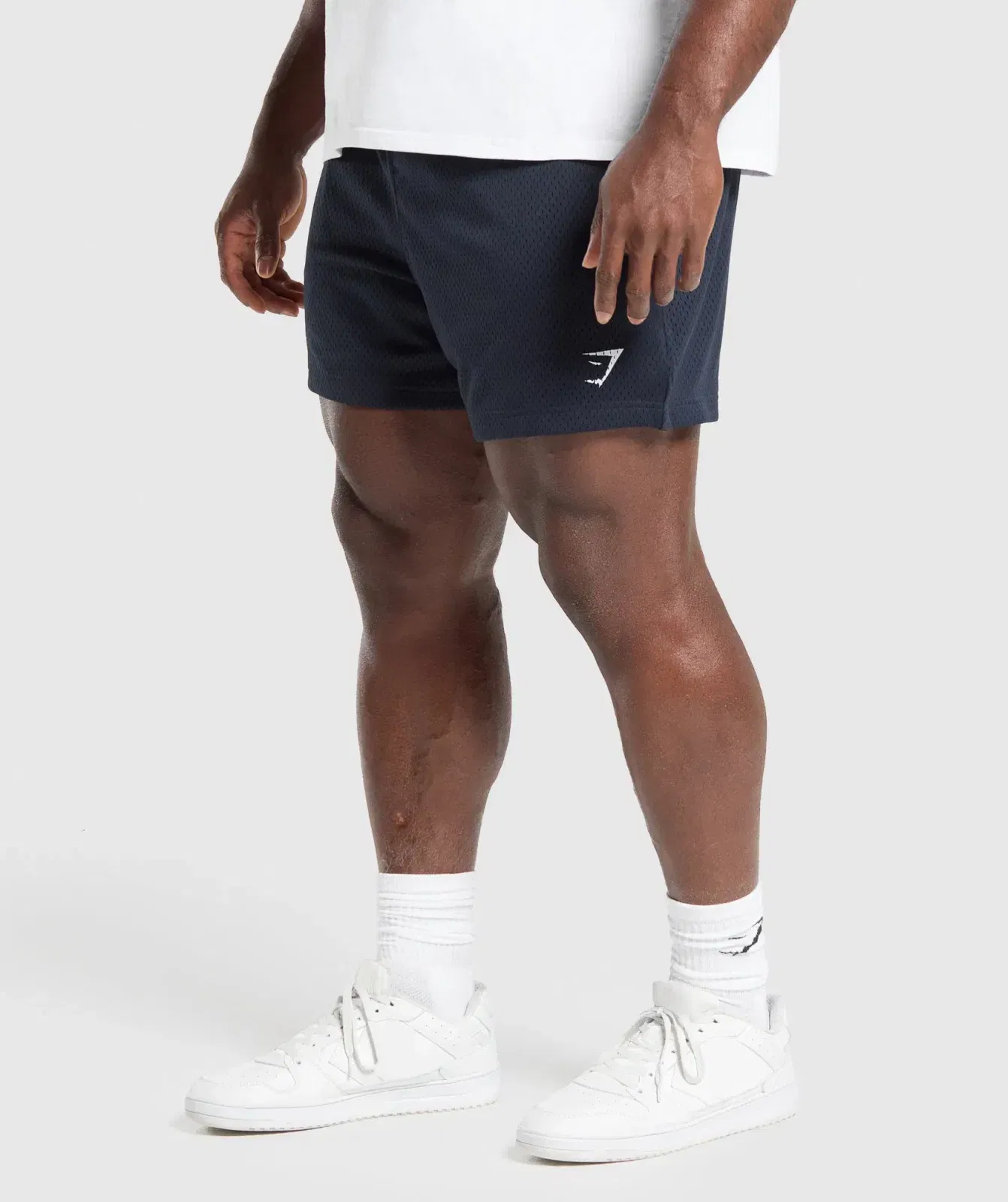 Gymshark Lifting Mesh 5" Shorts "Heavy Blue"