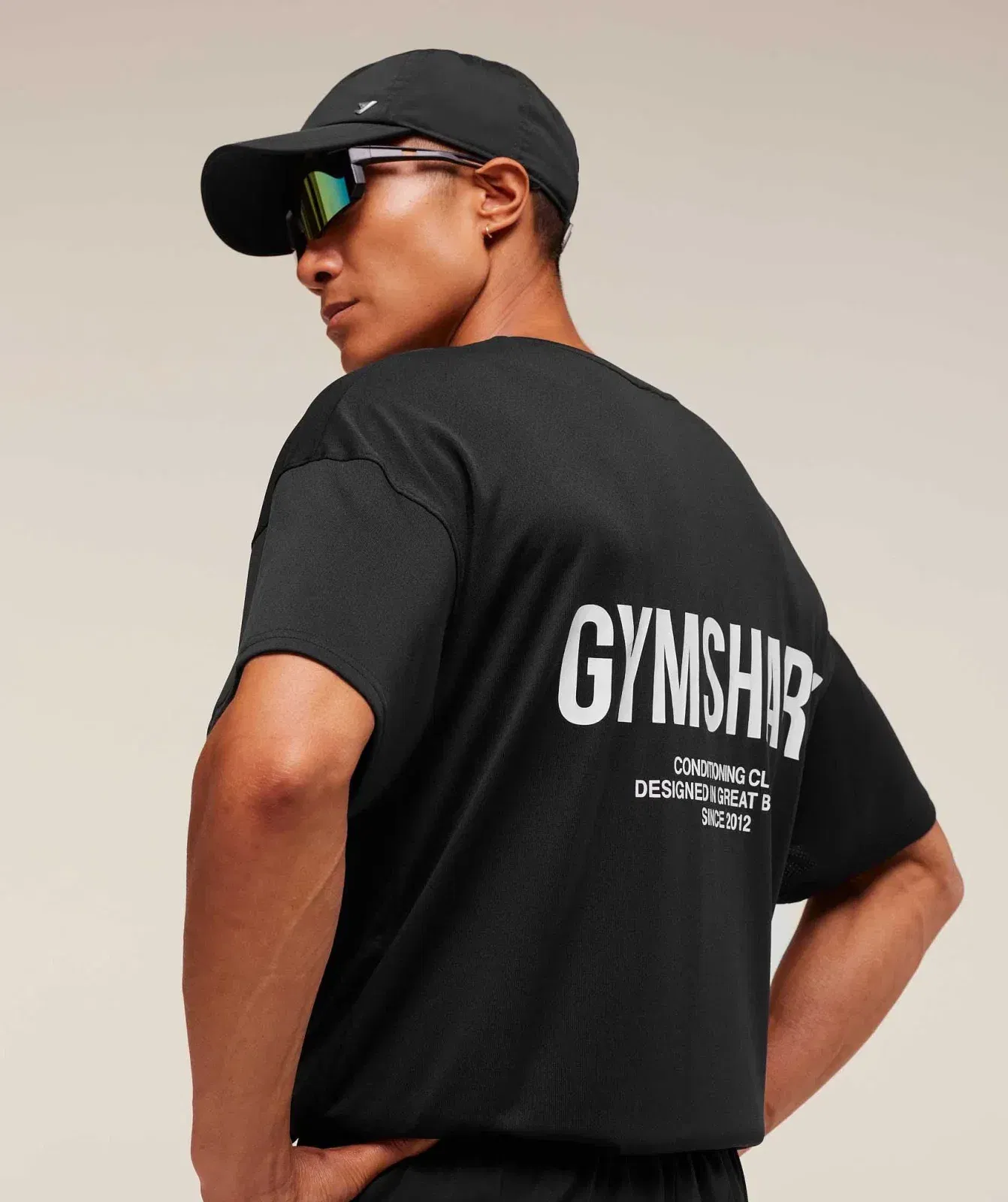 Gymshark Conditioning Club Oversized T-Shirt Black