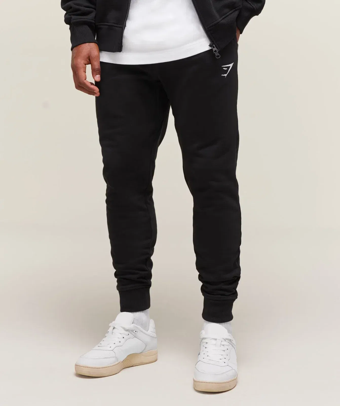 Gymshark Crest Joggers Black
