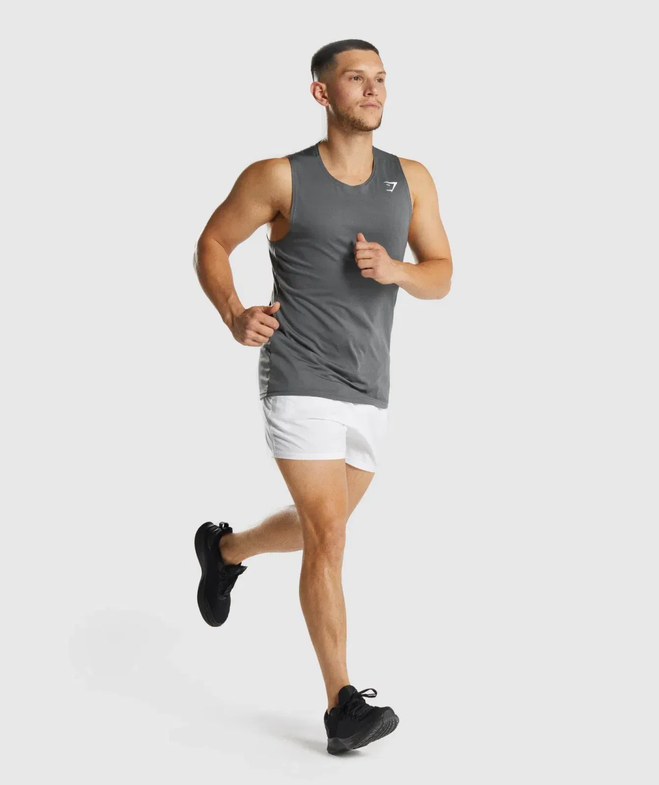 Gymshark No Show Socks 3pk "White"