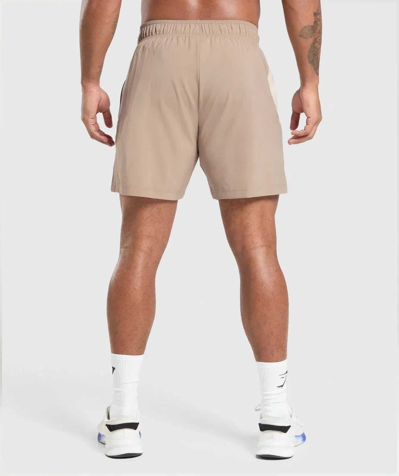 Gymshark Sport Panel 7" Shorts Cement Brown