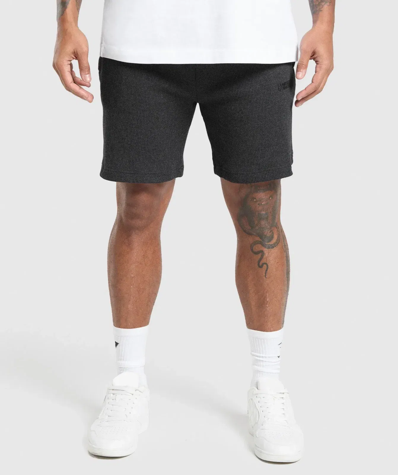 Gymshark Waffle Shorts Black