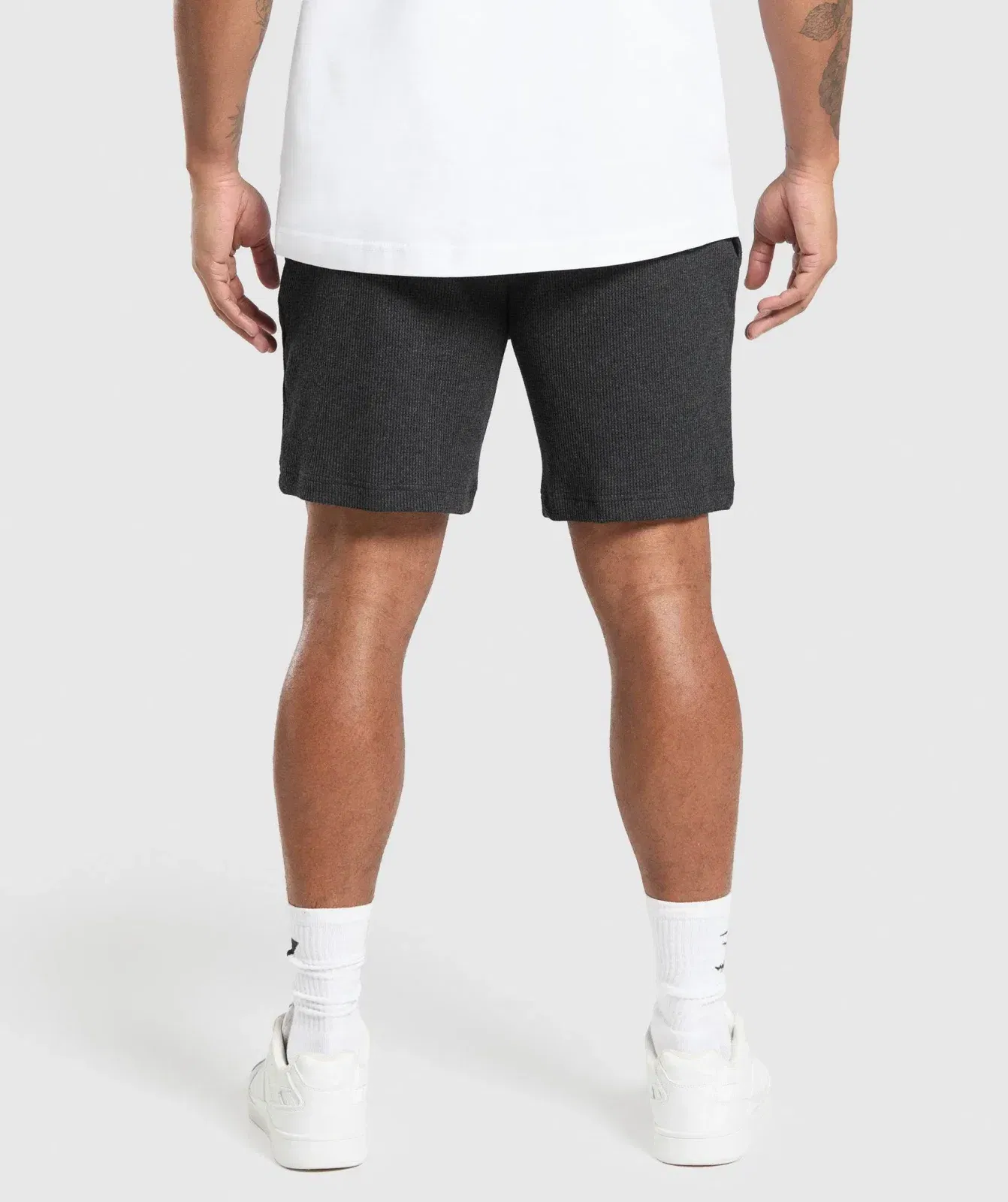 Gymshark Waffle Shorts Black