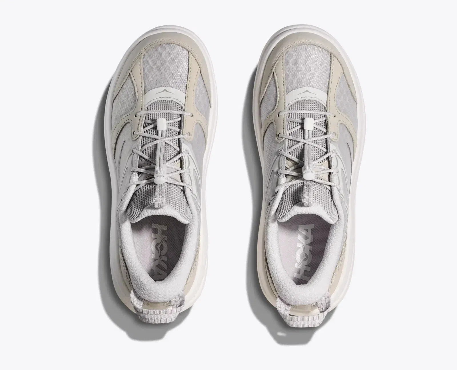 Hoka Bondi B3Ls Cosmic Grey White