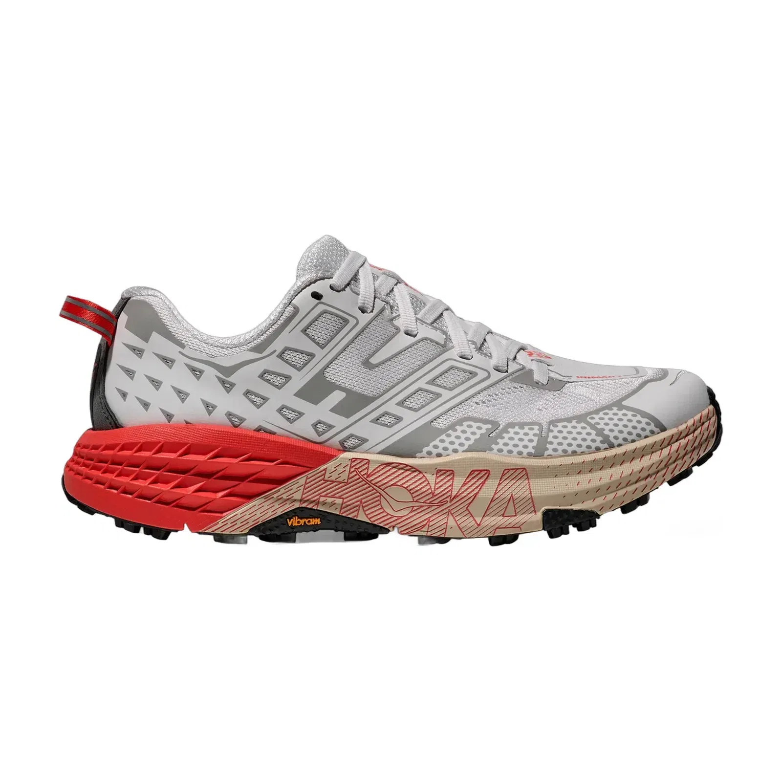 Hoka Speedgoat 2 White Tomato