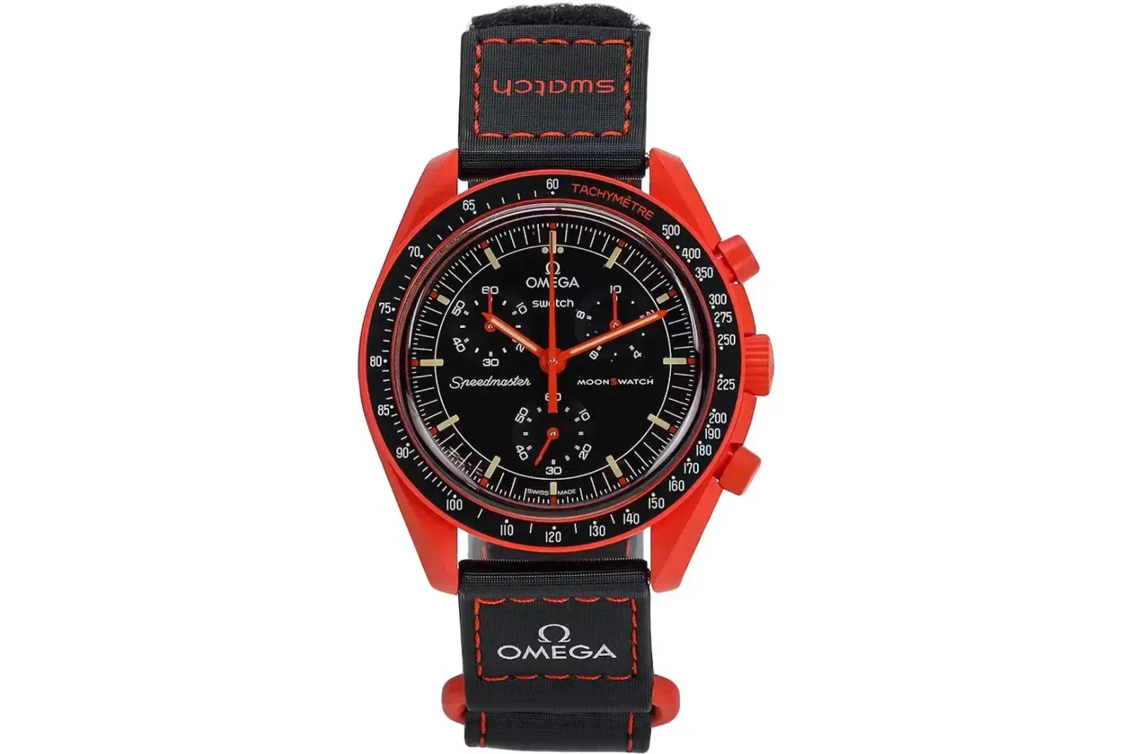 Swatch X Omega Bioceramic Moonswatch Mission On Earth - Lava