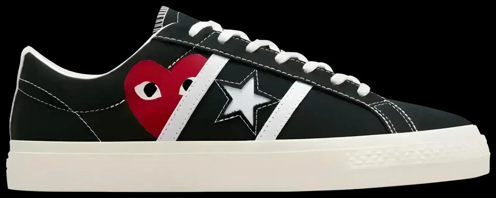 Converse x PLAY Comme des Garçons One Star Academy Pro Black