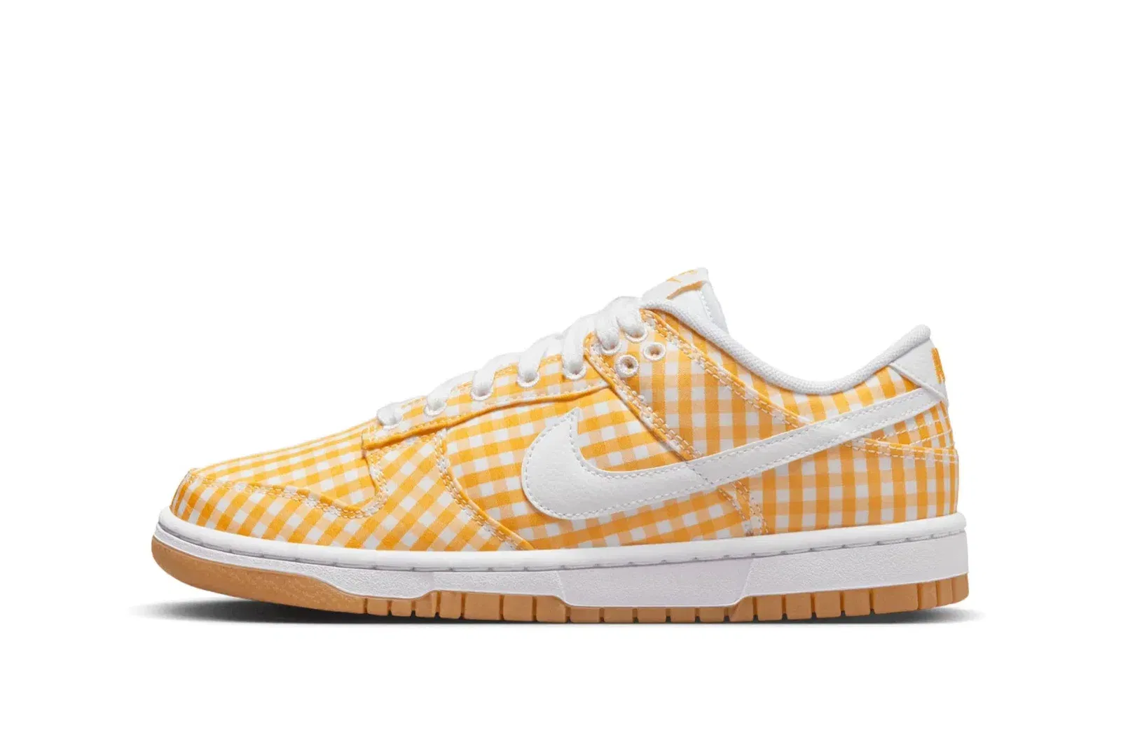 Wmns Dunk Low Yellow Gingham