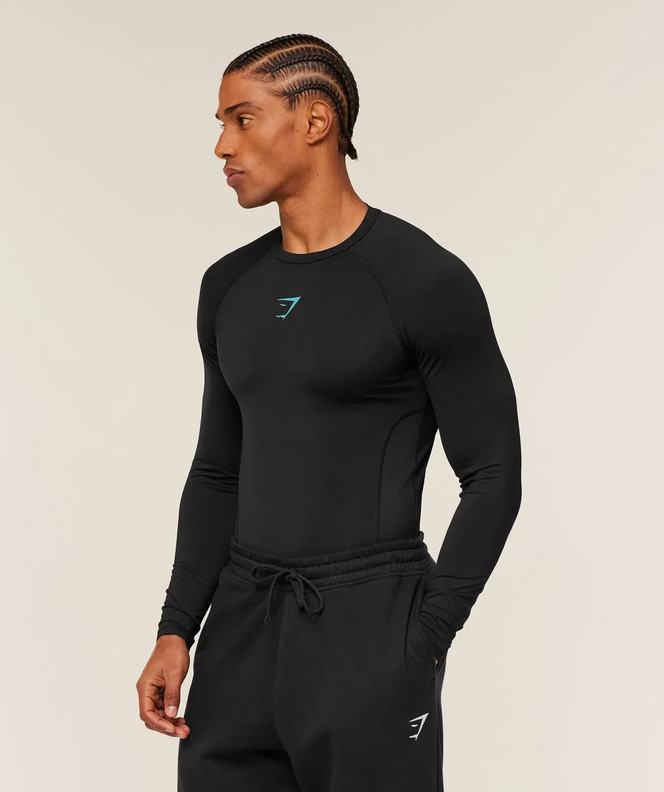 Gymshark Element Baselayer Long Sleeve T-Shirt - Black