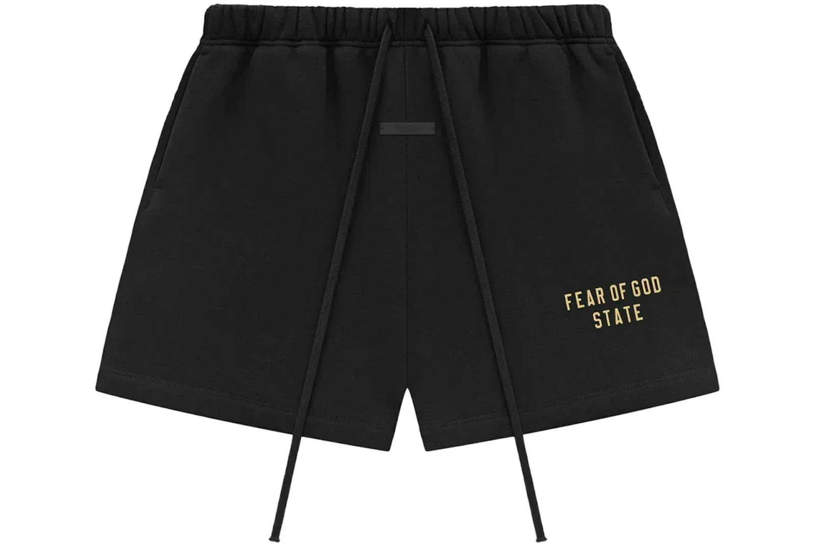 Fear of God Essentials Fleece Soccer Shorts Black