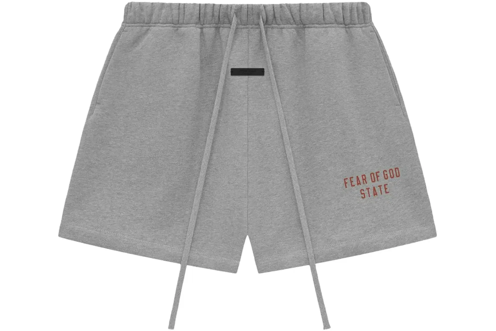 Fear of God Essentials Fleece Soccer Shorts Dark Heather