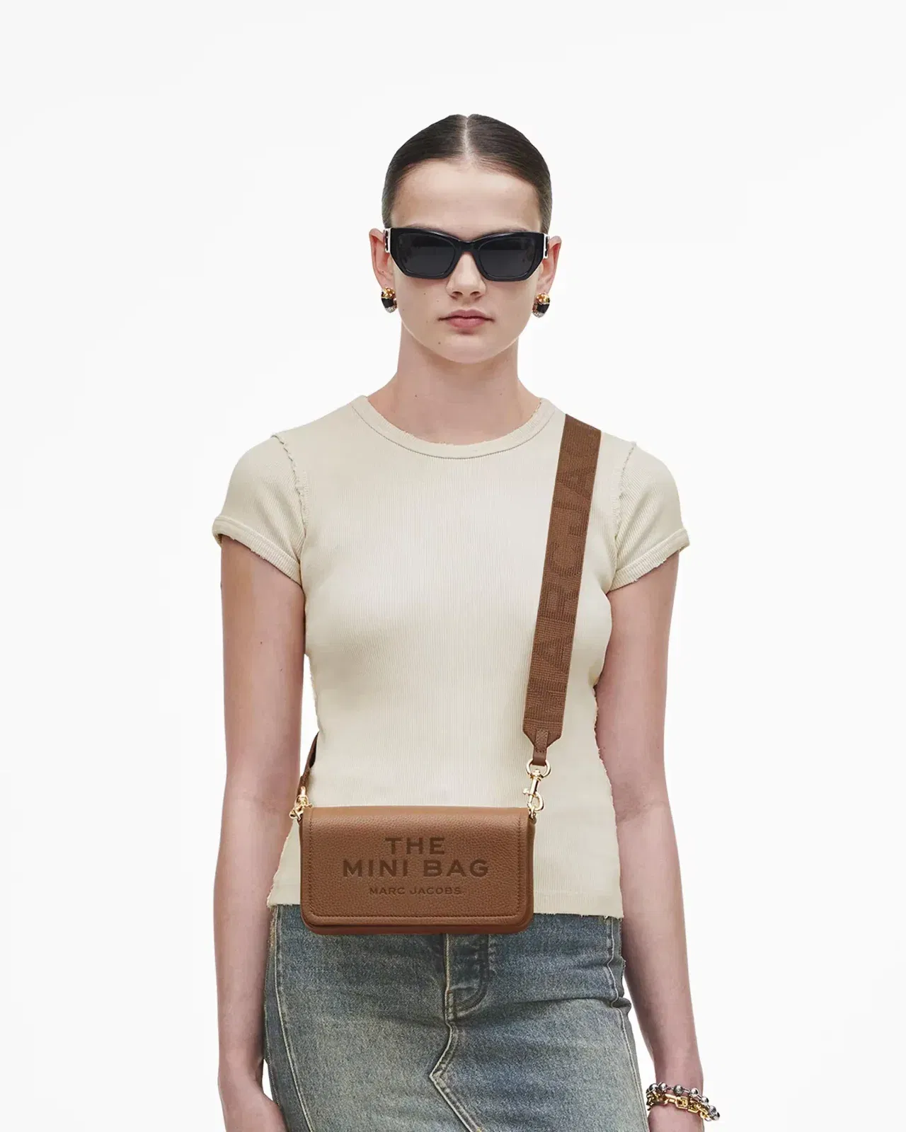 Marc Jacobs Leather Mini Bag Argan Oil