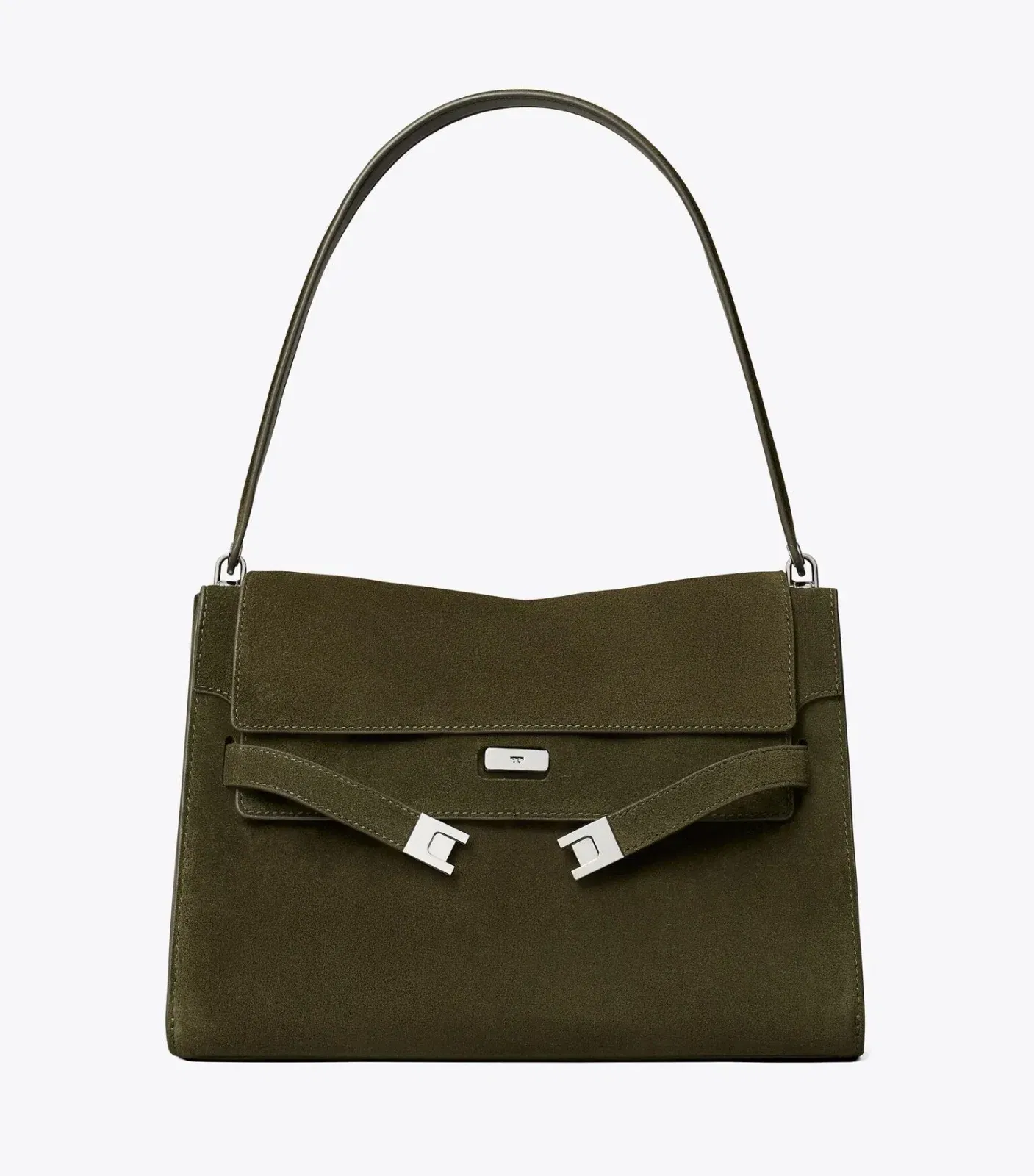 Large Lee Radziwill Suede Shoulder Bag