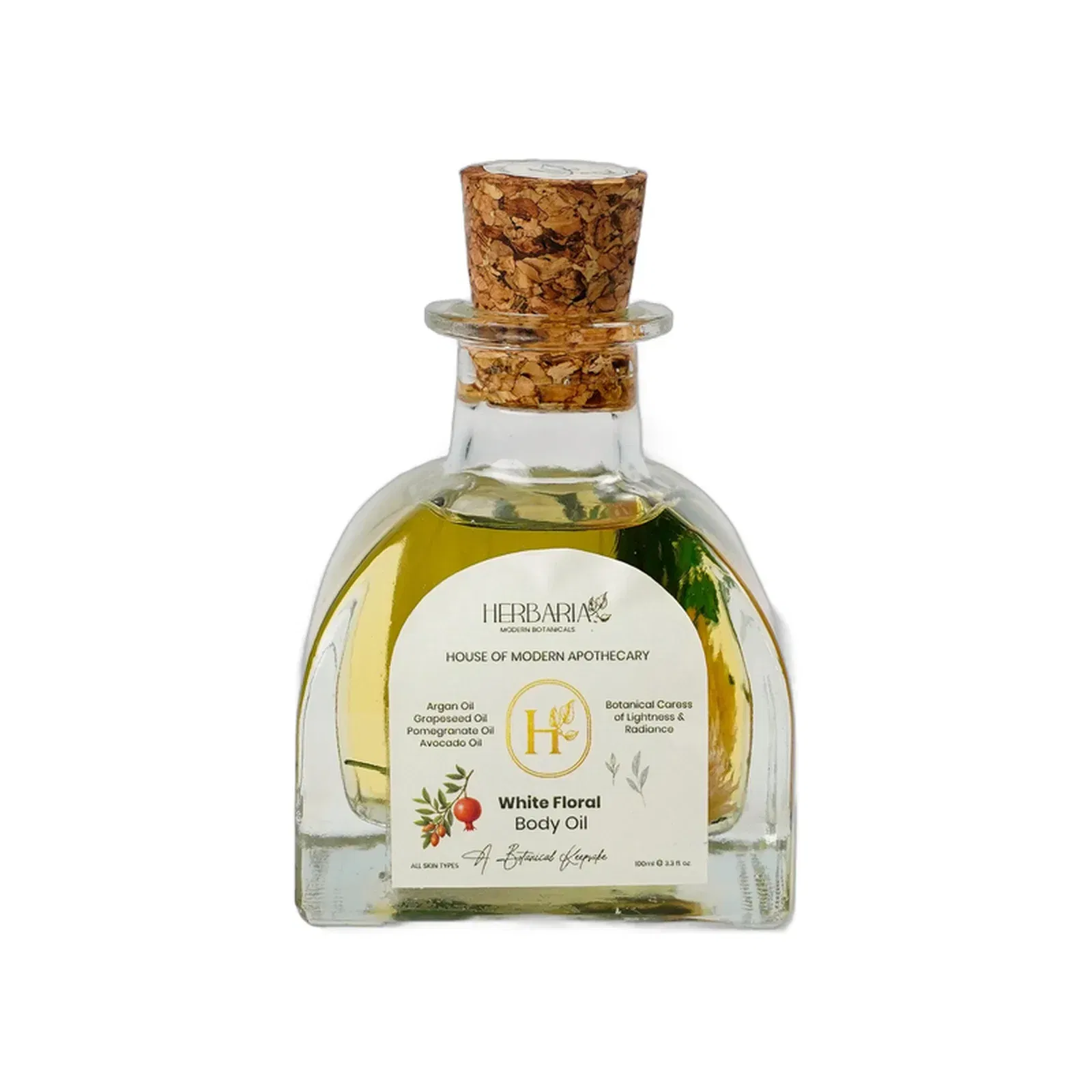 Herbaria - Modern Botanicals White Floral Body Oil 100 ml