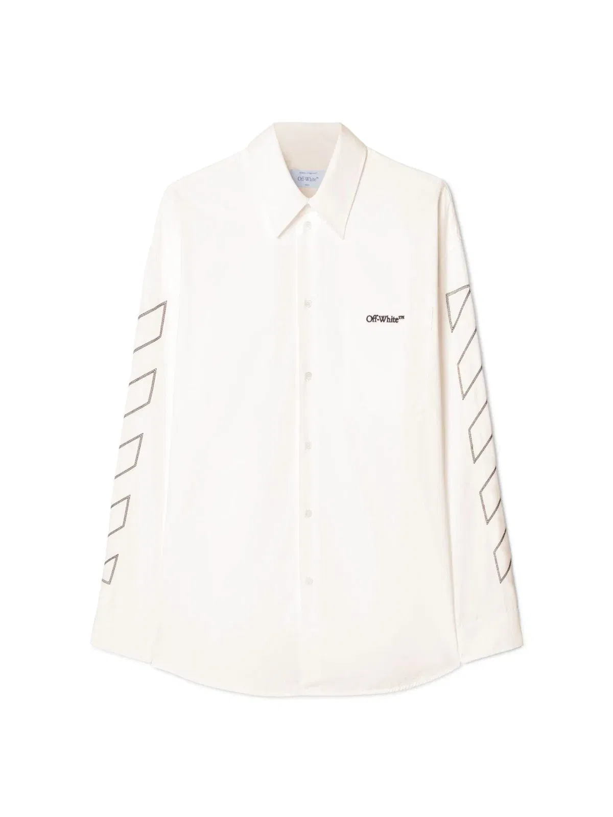 Off White Diag Outl Popl Over Shirt