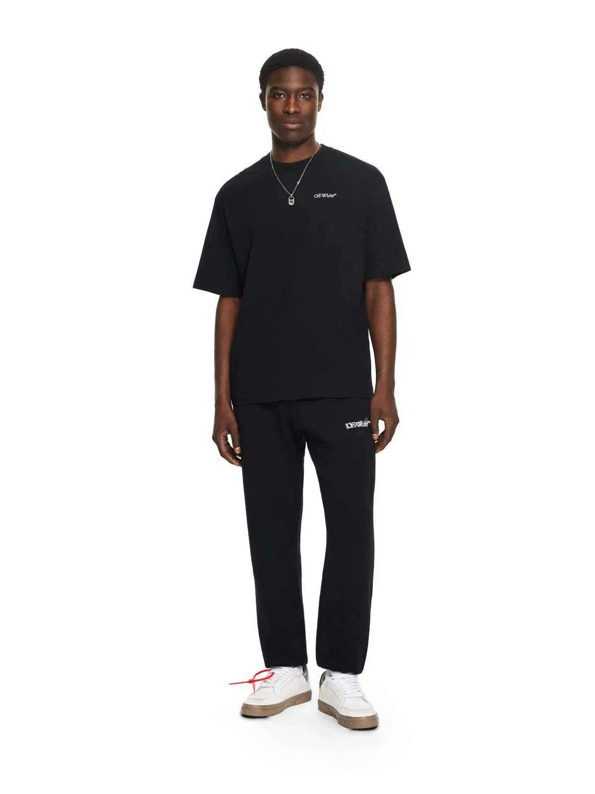 Off White Heraldic Arrow Cuffed Sweatpant