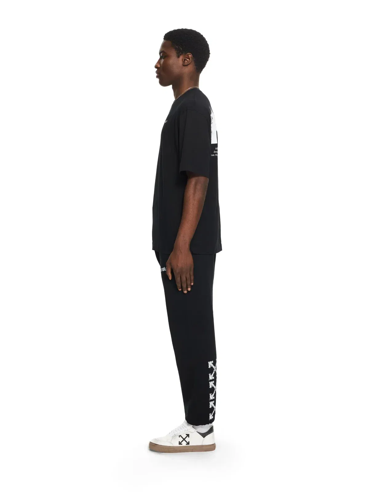 Off White Heraldic Arrow Cuffed Sweatpant