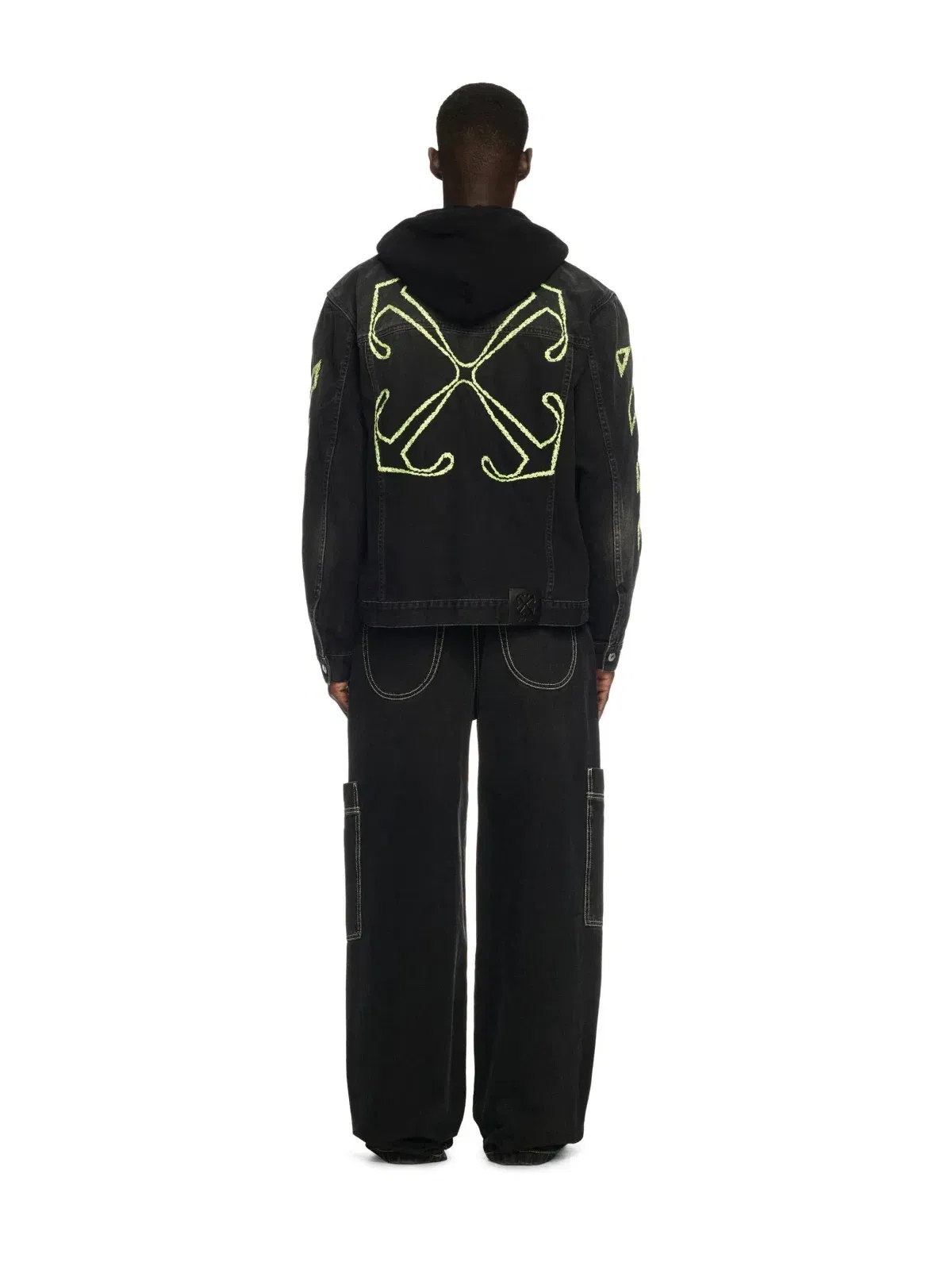 Off White Off Irreg Den Cargo Jeans