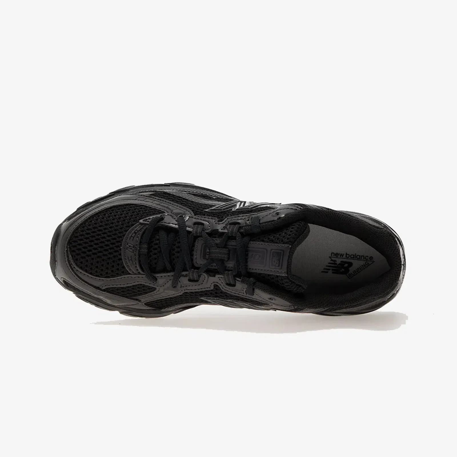New Balance 740 { BLACK/BLACK CEMENT