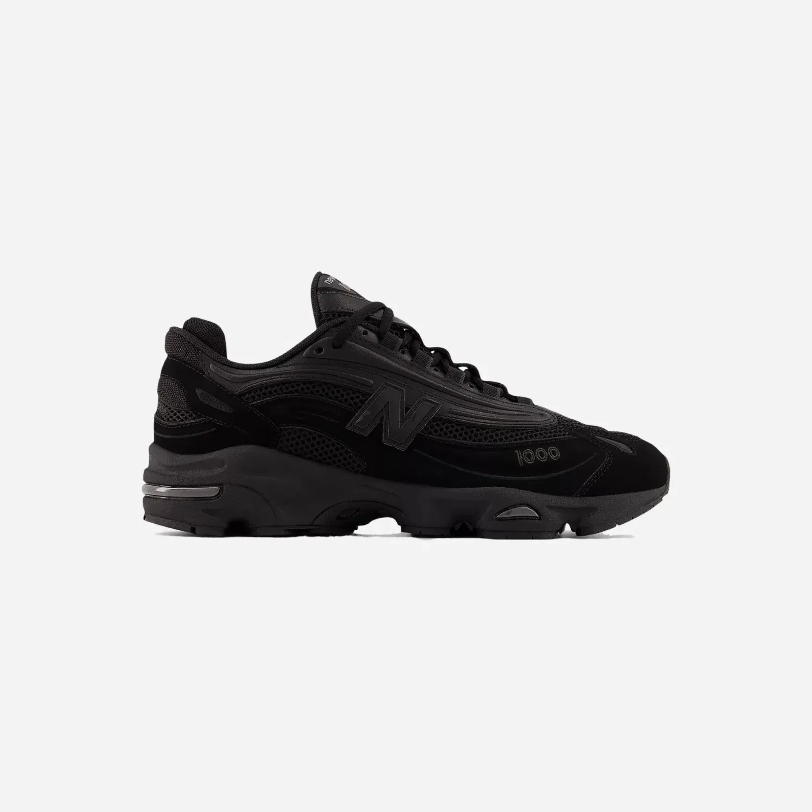New Balance 1000 Black With Black Cement Castlerock