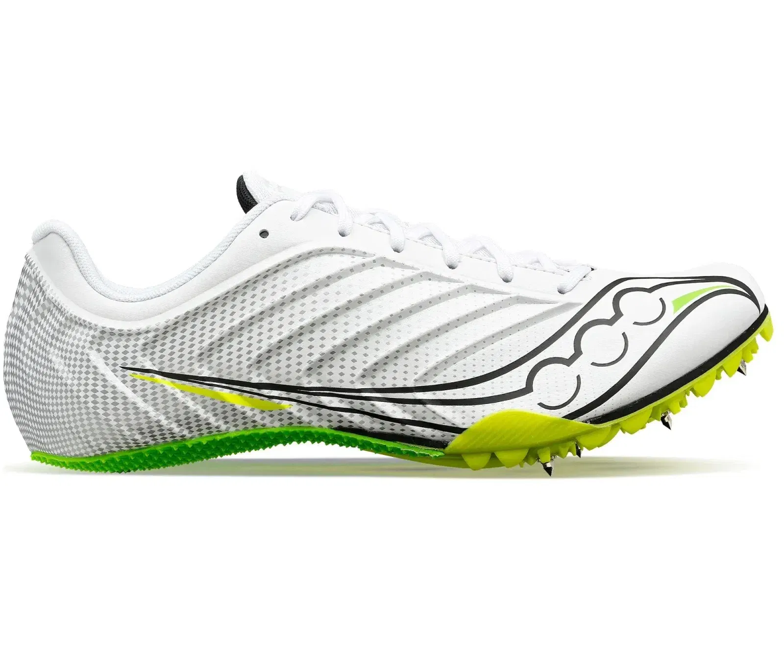 Saucony Men's Spitfire 5 White Slime