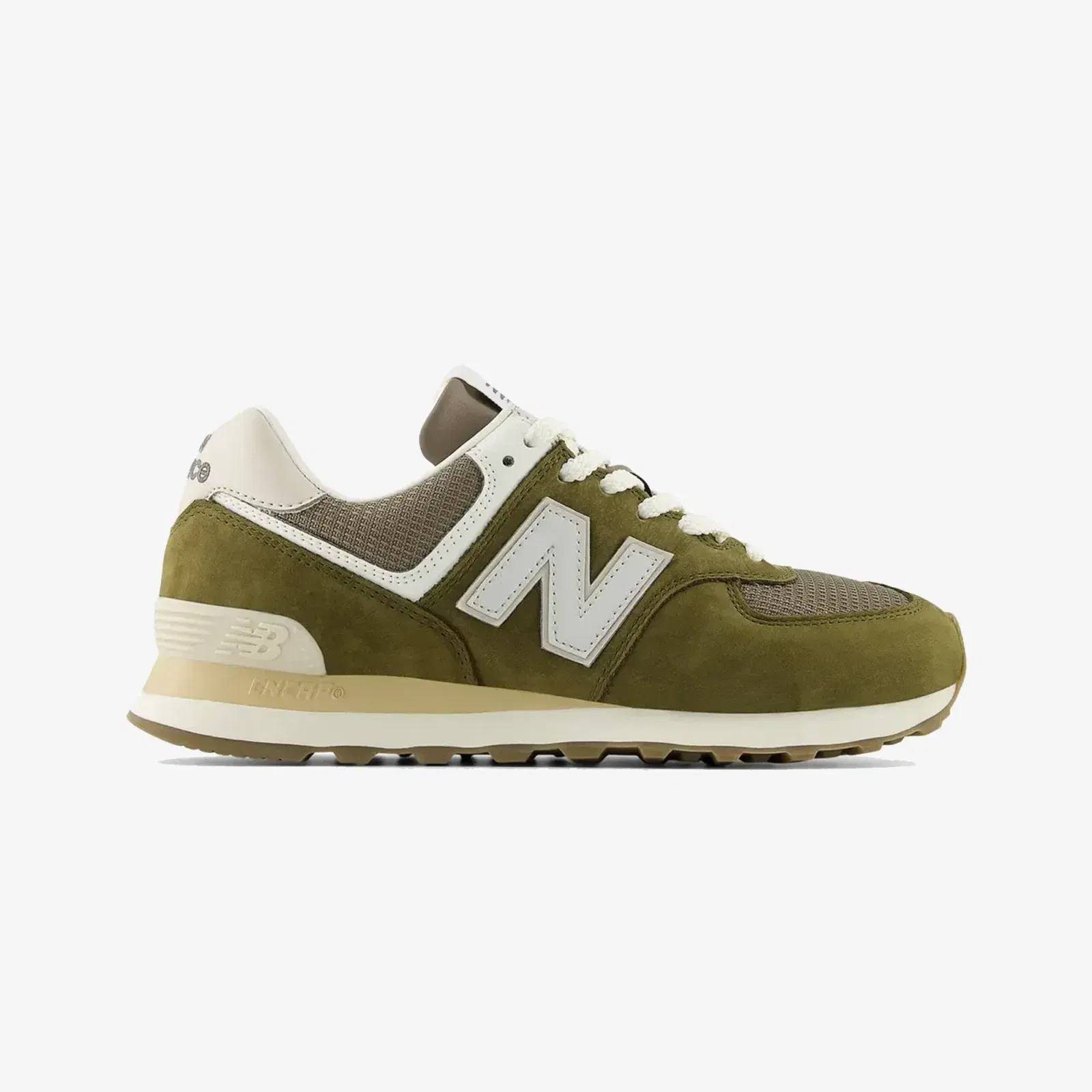 New Balance 574 { CALCIUM/SILVER METALLIC