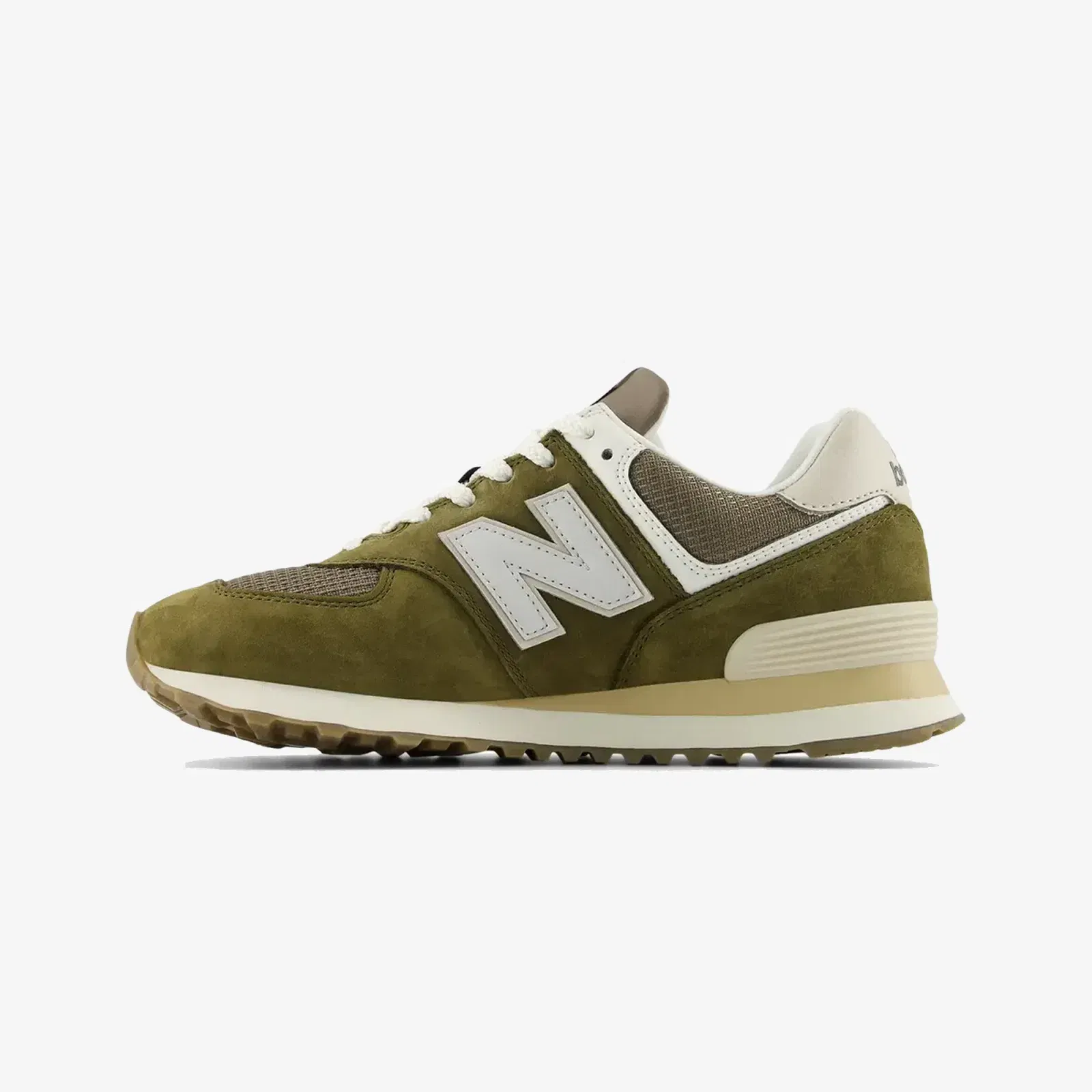New Balance 574 { CALCIUM/SILVER METALLIC
