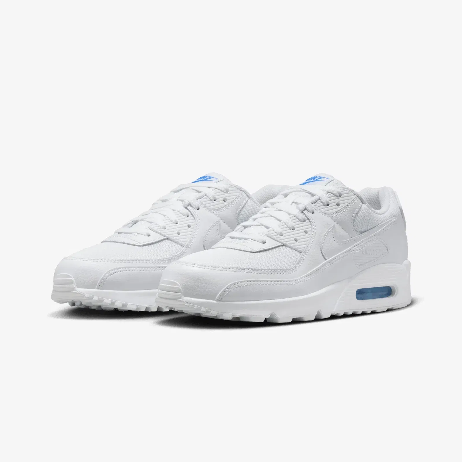 NIKE AIR MAX 90 { WHITE/BLUE CRYSTAL