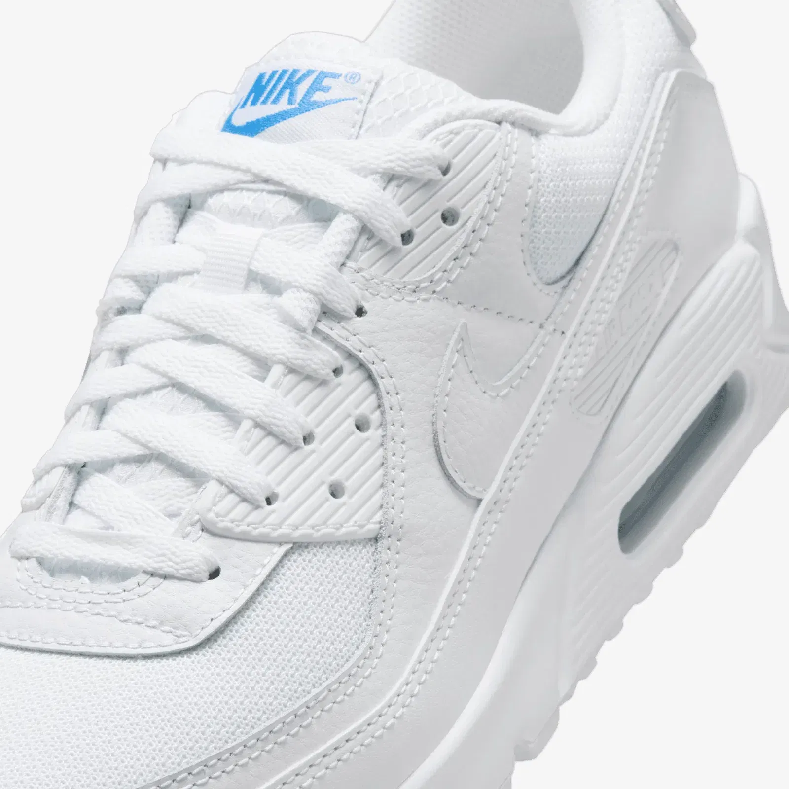 NIKE AIR MAX 90 { WHITE/BLUE CRYSTAL