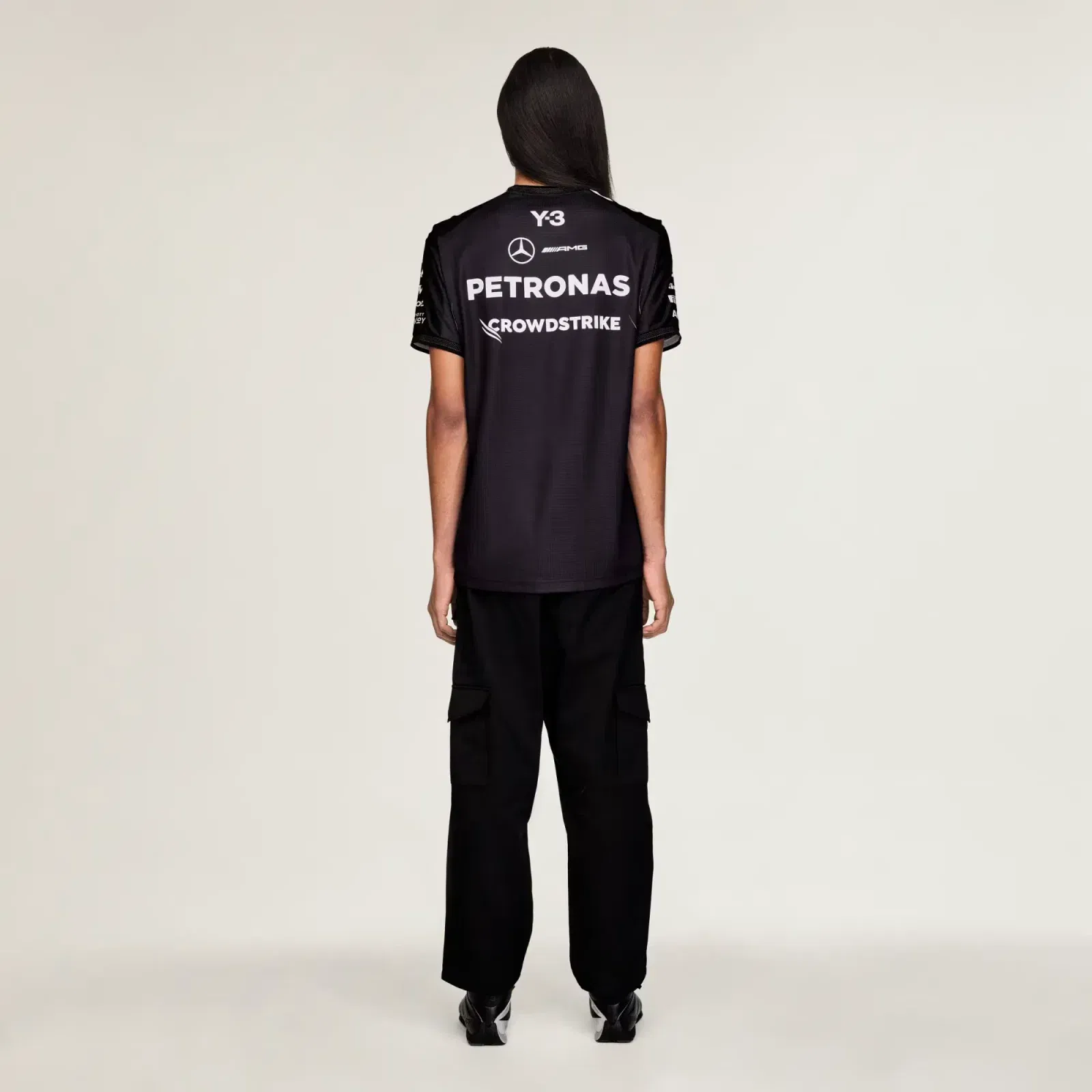 ADIDAS F1 DRVR SS JRS { BLACK
