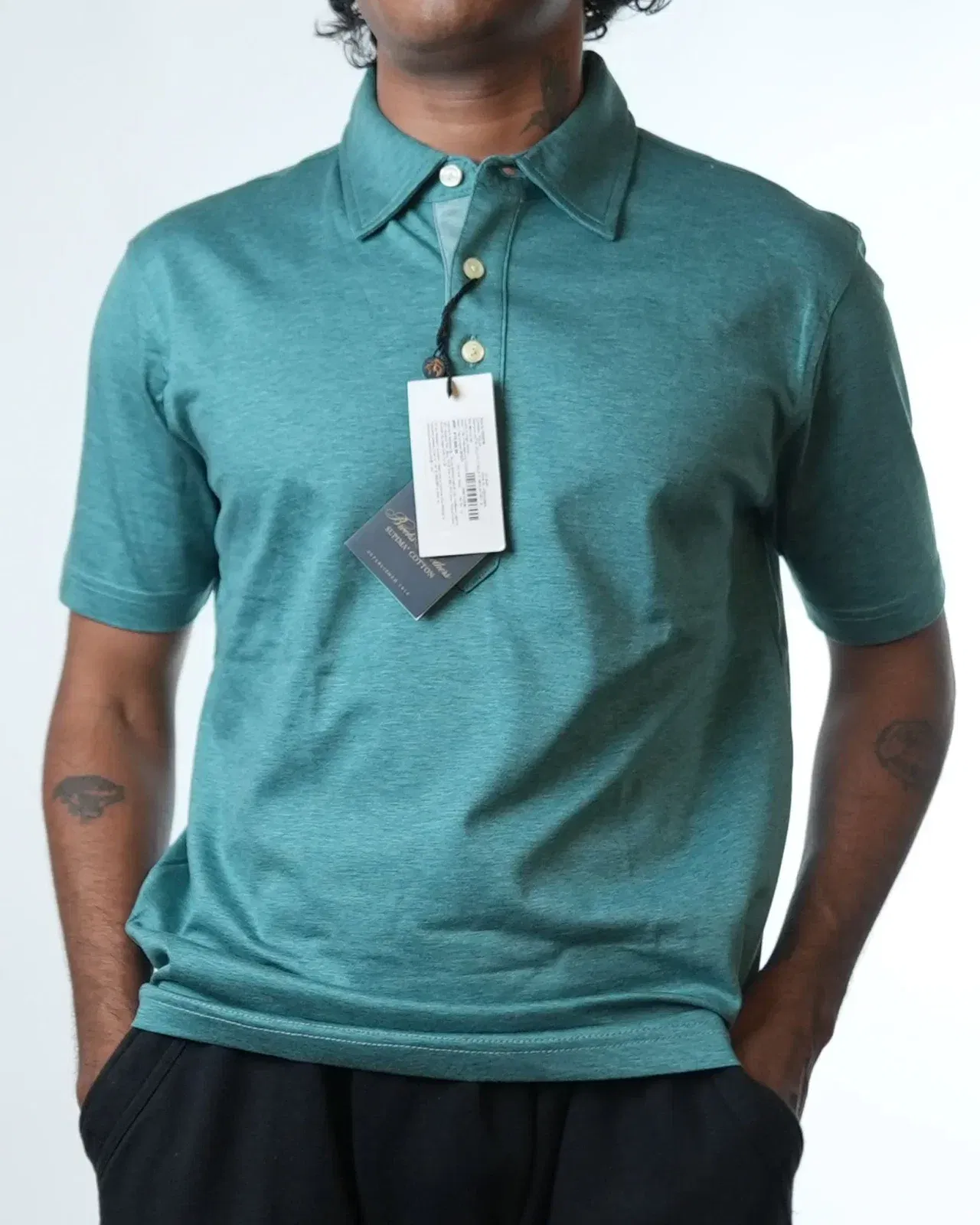 Brooks Brothers Teal Green T-Shirt (M)
