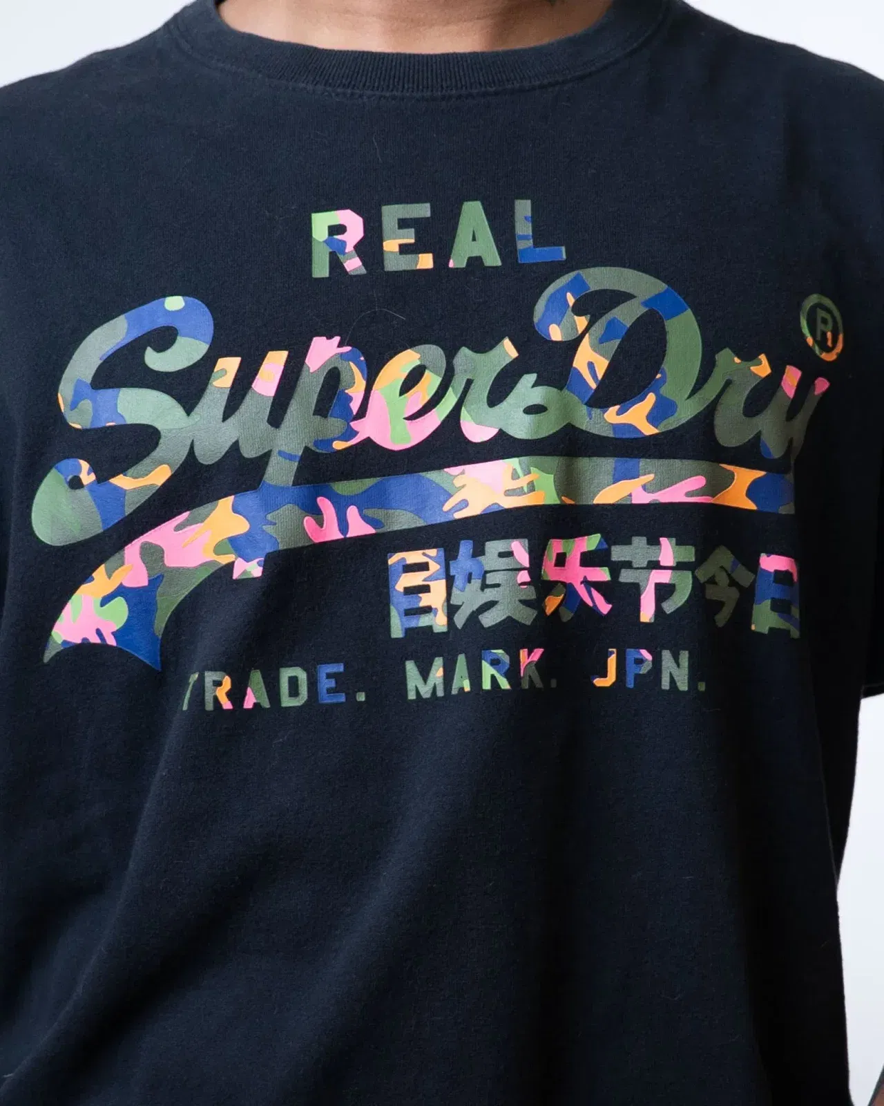 Superdry Multicolor Camo Logo T-Shirt (3XL)