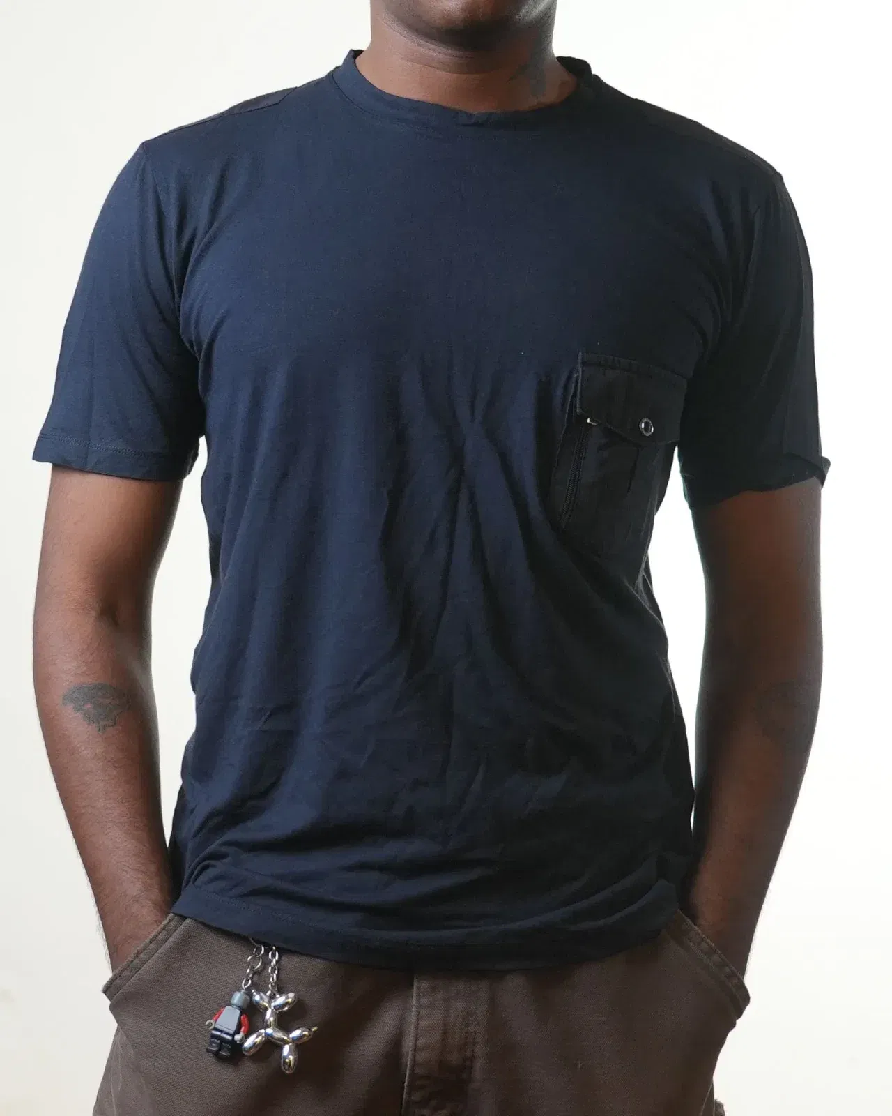 Versace Basic Black T-Shirt (S)