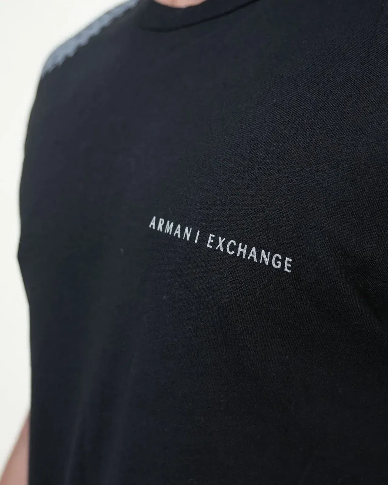 Armani Exchange Wings Black Printed T-Shirt (S)