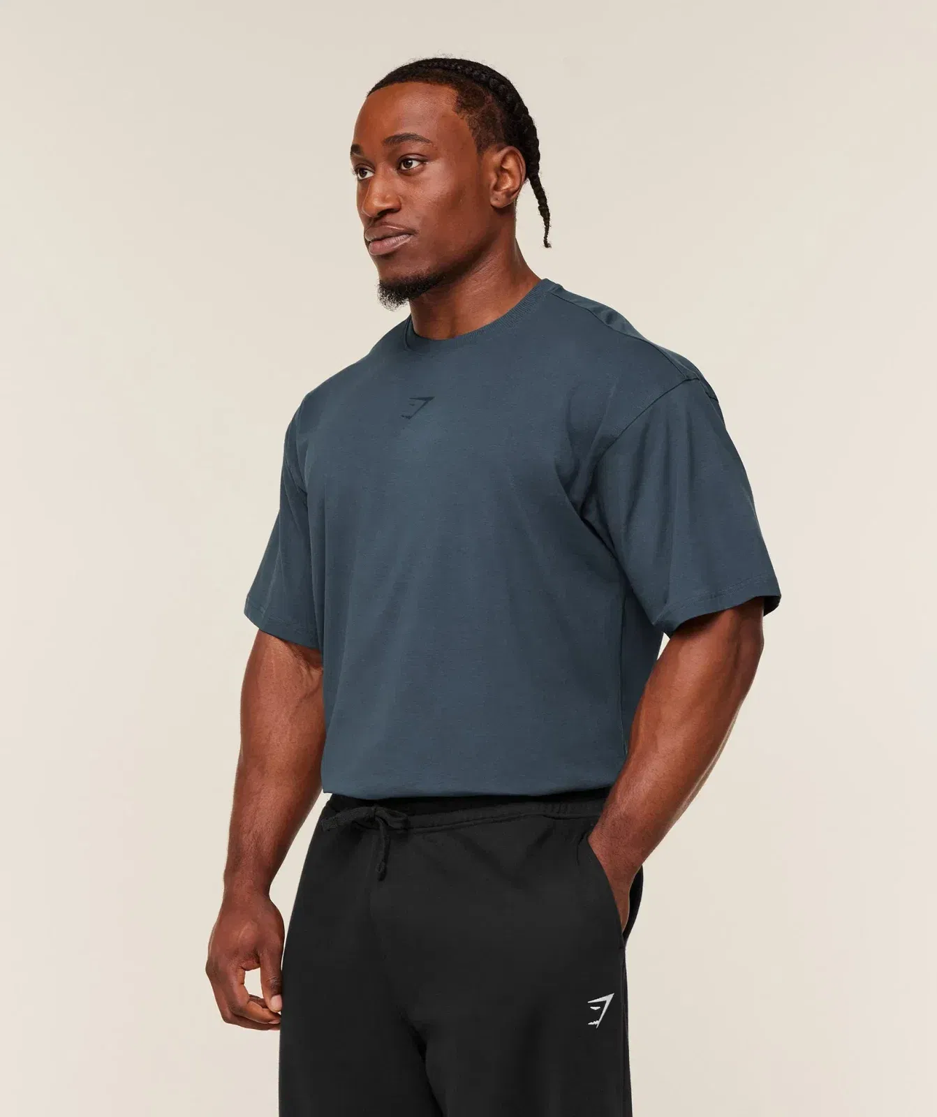 Gymshark Power T-Shirt - GS Stealth Blue