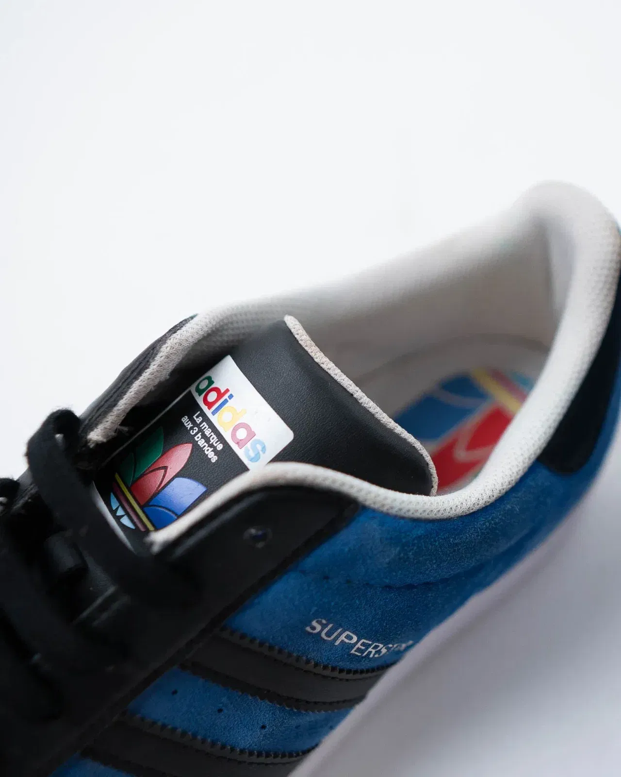 Adidas Superstar Blue & Core Black Sneakers - DS (UK 11)