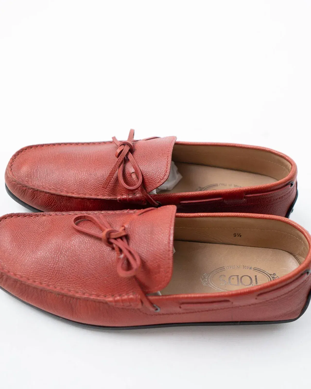 Tods Gommino Slip-On Loafers - Red (UK 9.5)