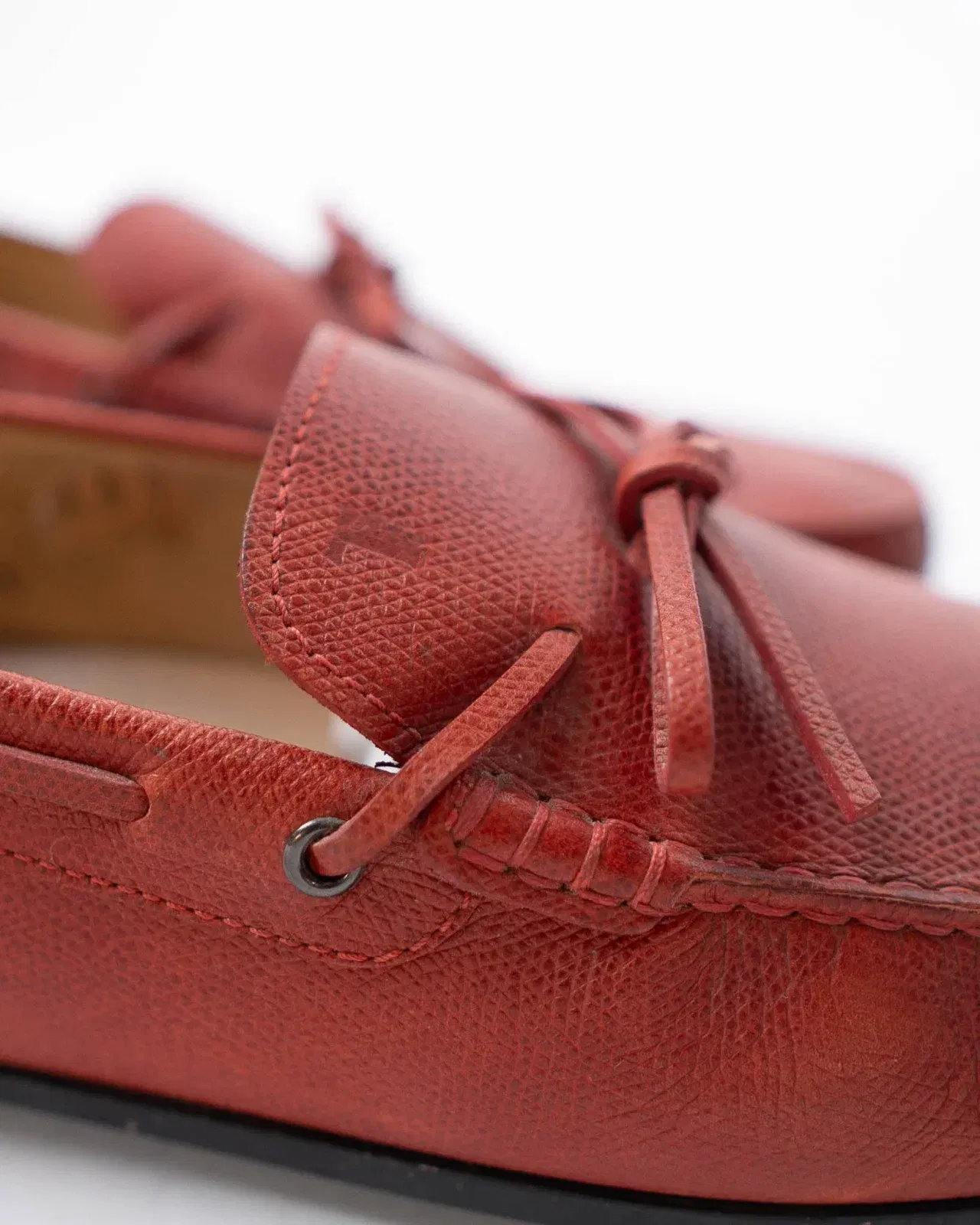 Tods Gommino Slip-On Loafers - Red (UK 9.5)