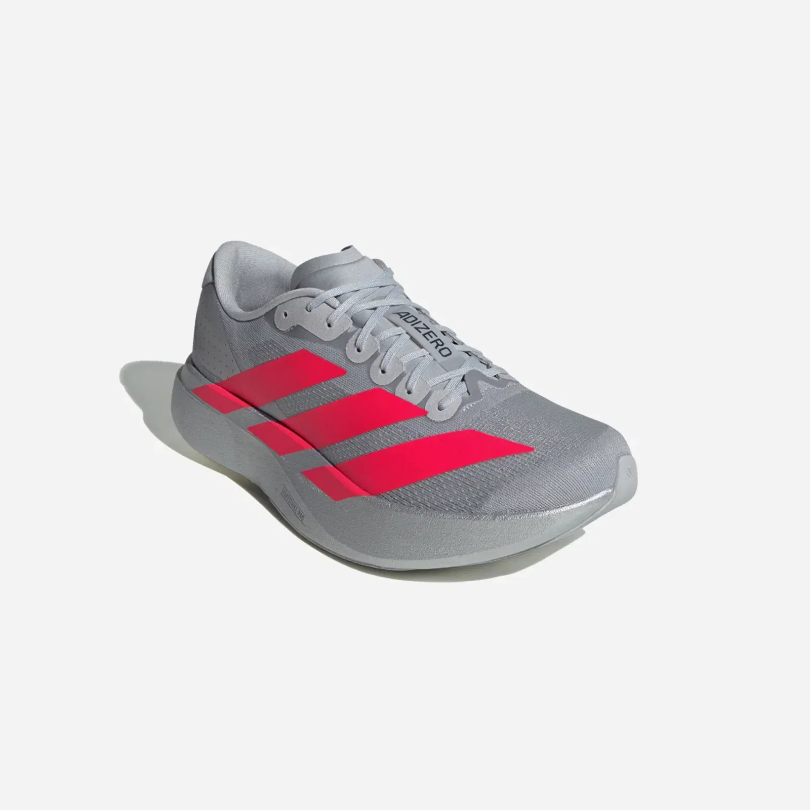 Adidas Adizero EVO SL Shoes Silver Metallic Lucid Red Iron Metallic