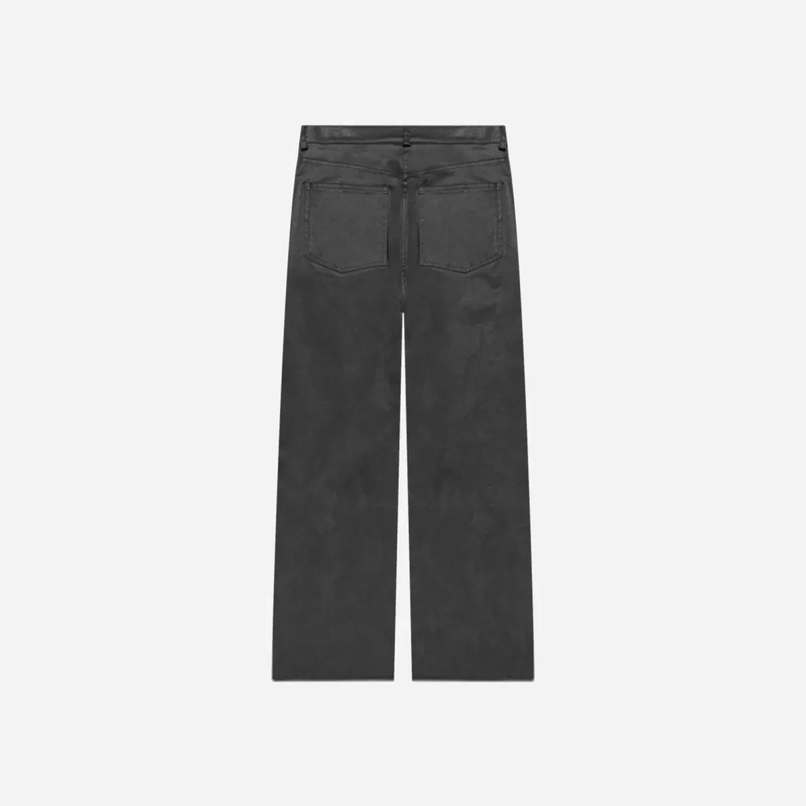 Yeezy by Kanye Black Coated Baggy 5 Pockets Pants PT-05