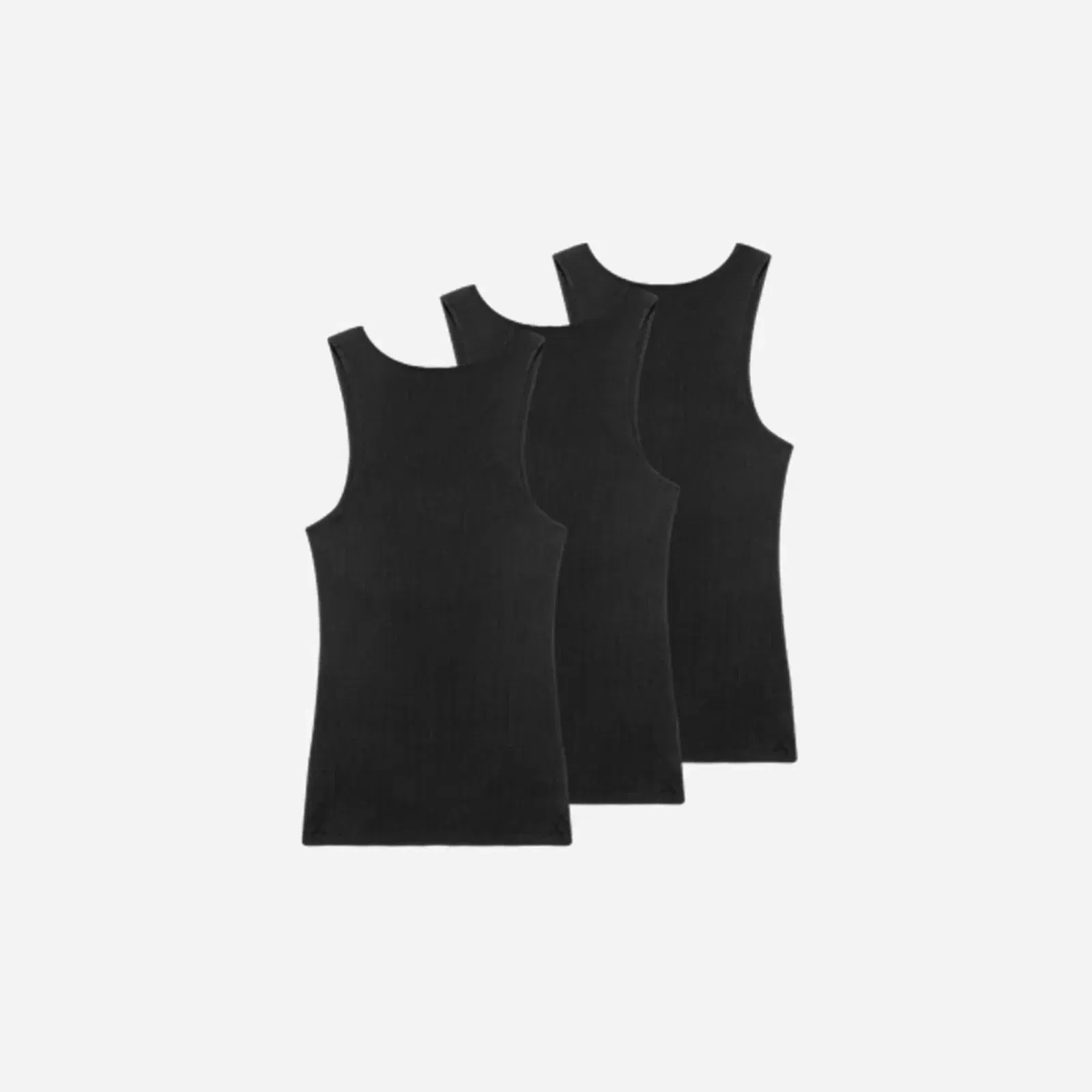 Yeezy by Kanye Black 3 Pack Base Tank TT-06