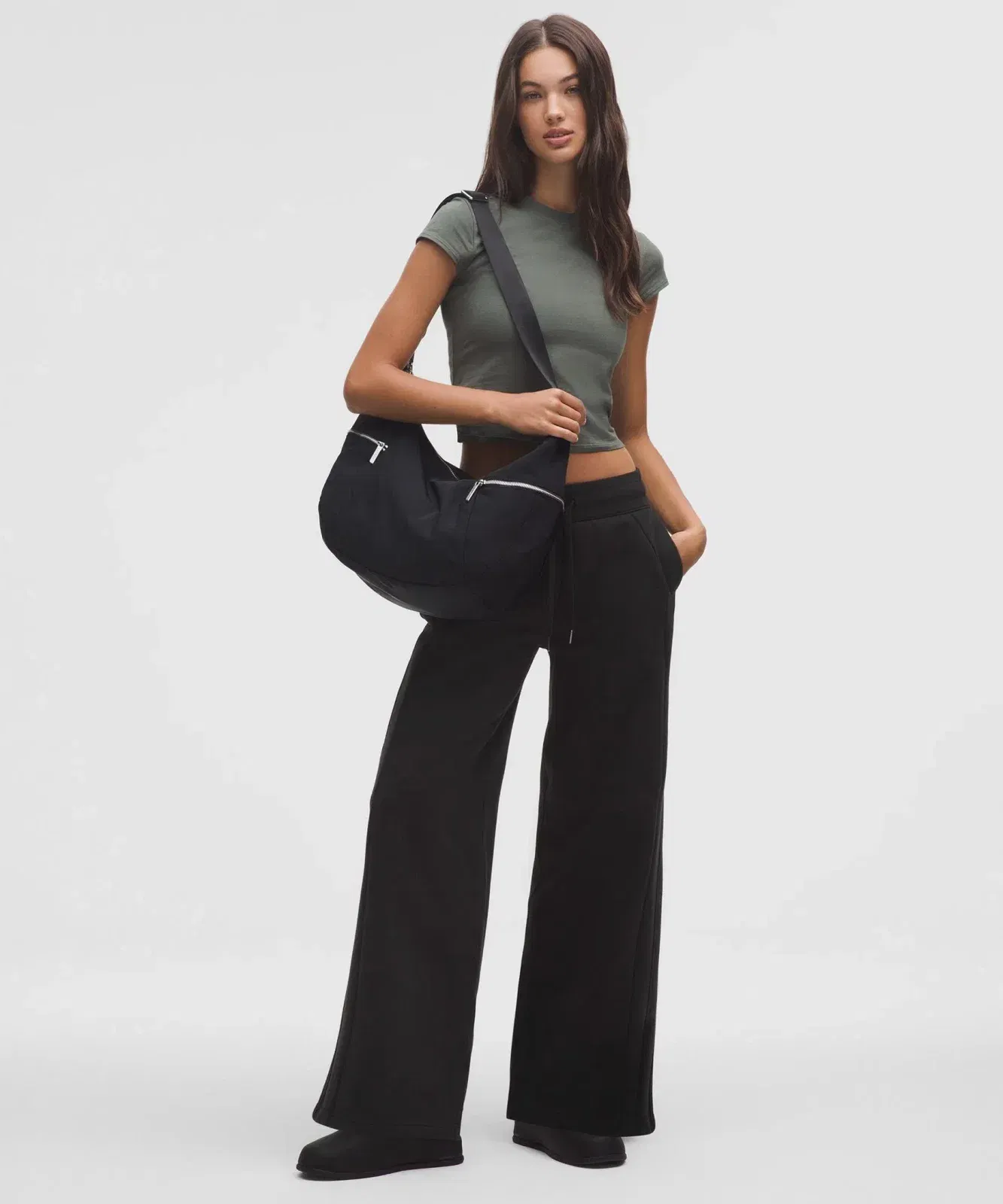 Lululemon Large Slouchy Sling Bag 13L *Metal Hardware