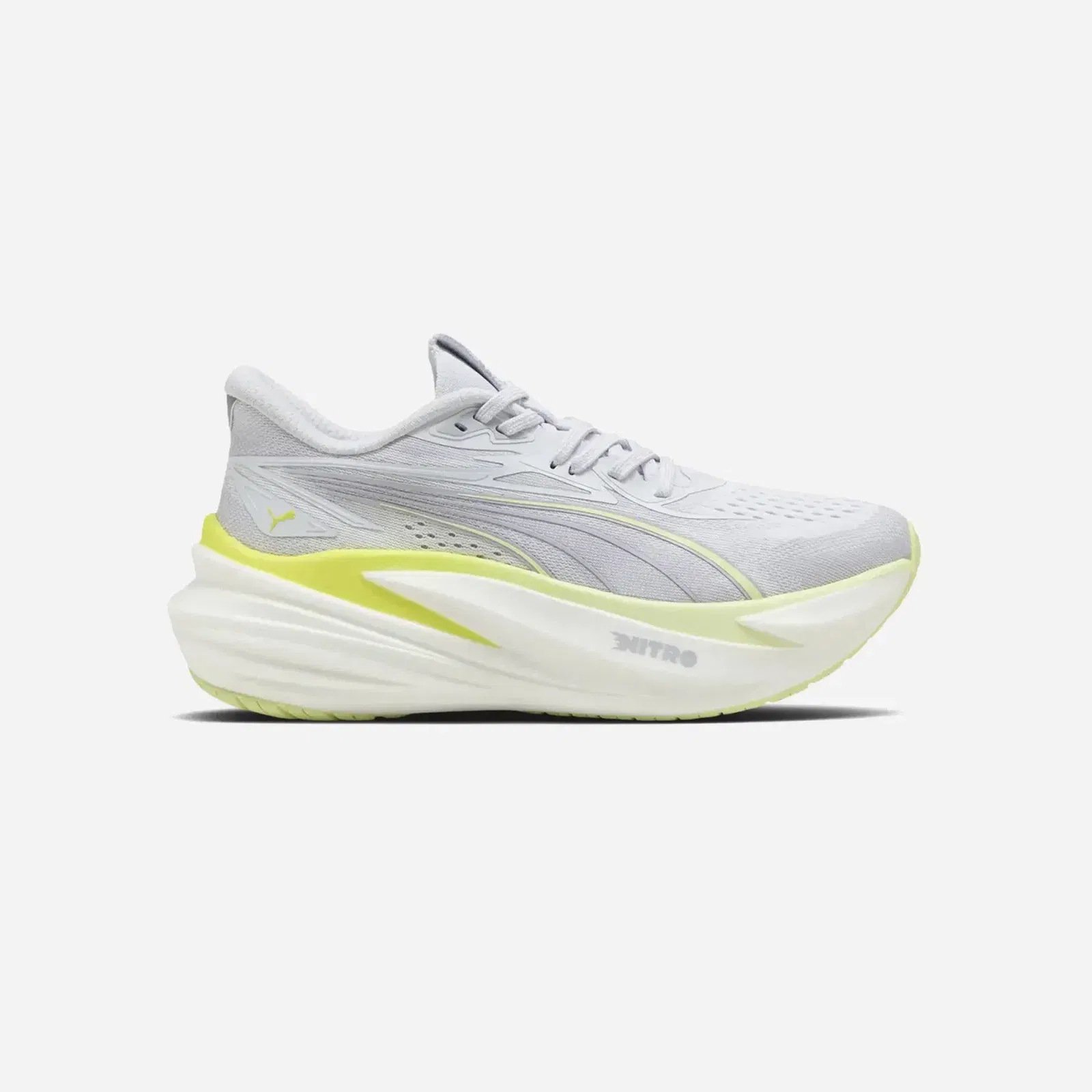Puma MagMax NITRO 2 WMNS Running Shoes Silver Mist Apple Spritz