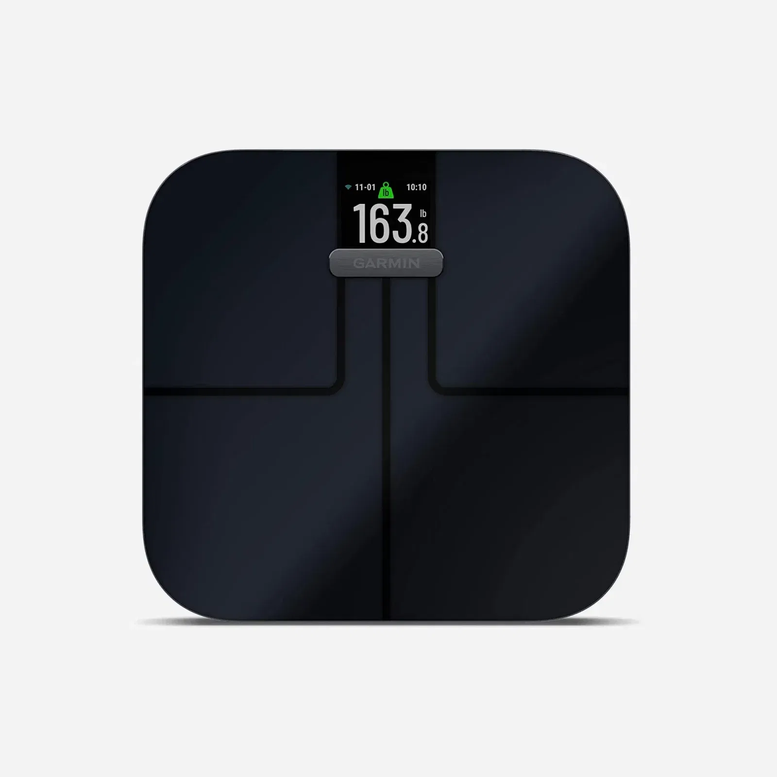 Garmin Index S2 Smart Scale Black, Measure Body Fat, Muscle, Bone Mass, Body Water% and More