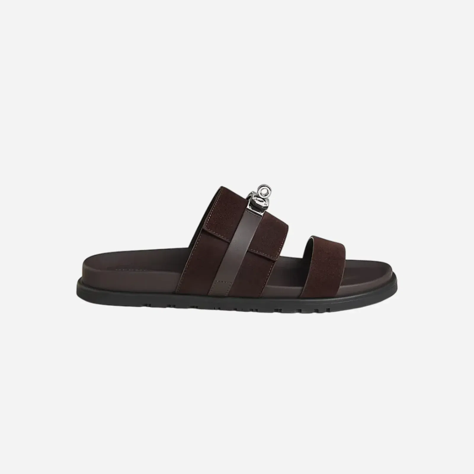 Hermes Jackson Sandal Marron Ebène