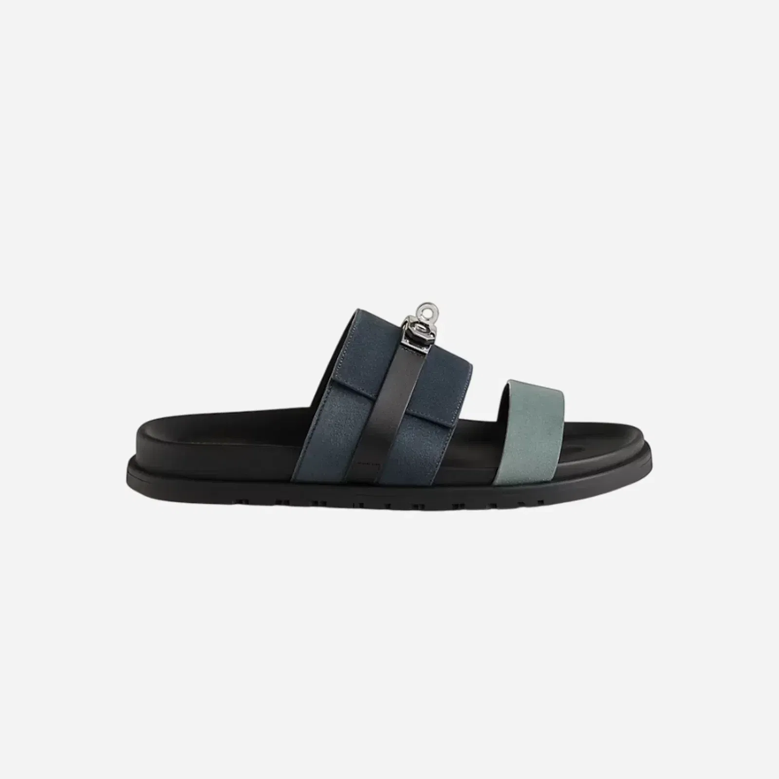 Hermes Jackson Sandal Multicolore Bleu Tonnerre