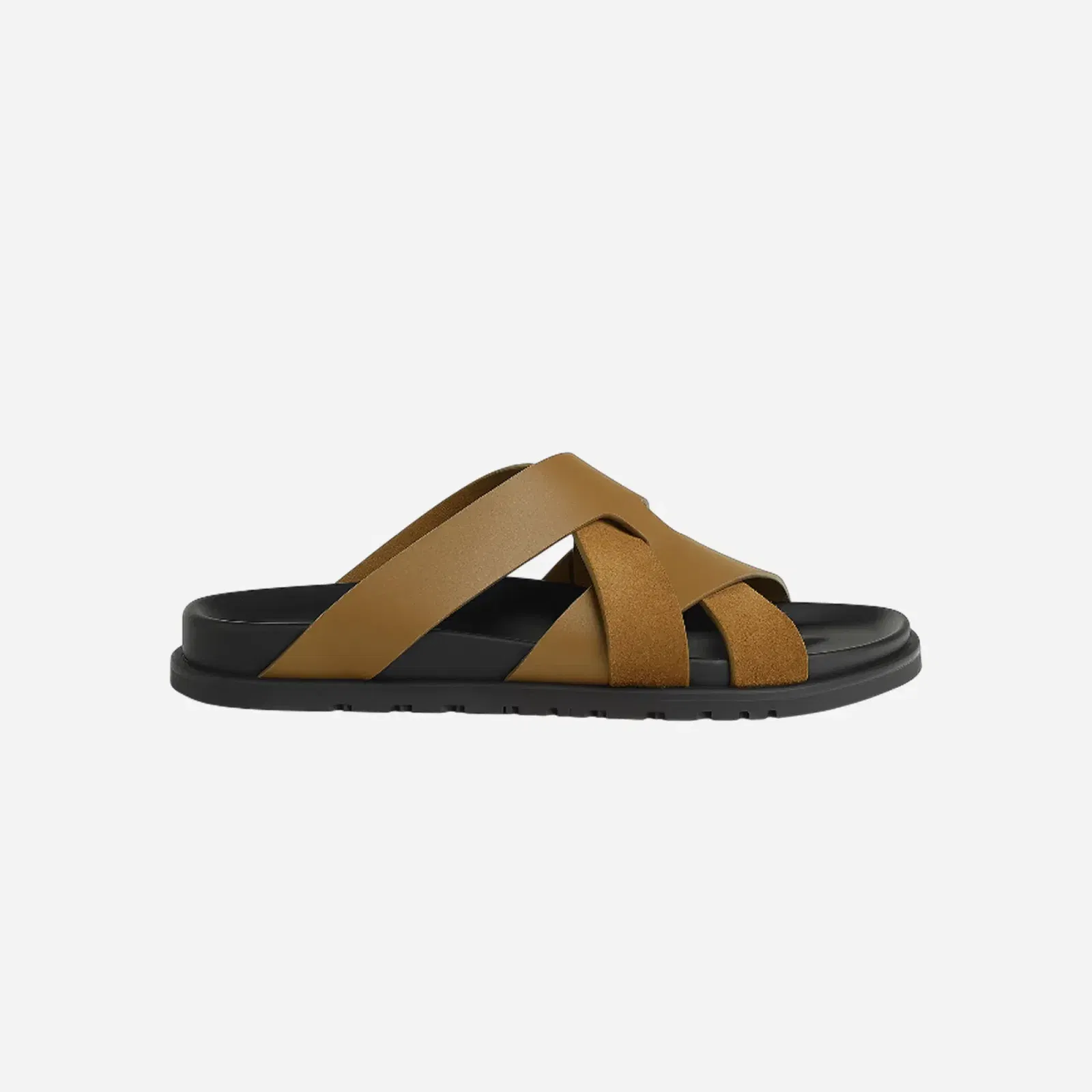 Hermes Kazimir Sandal Brun Fume