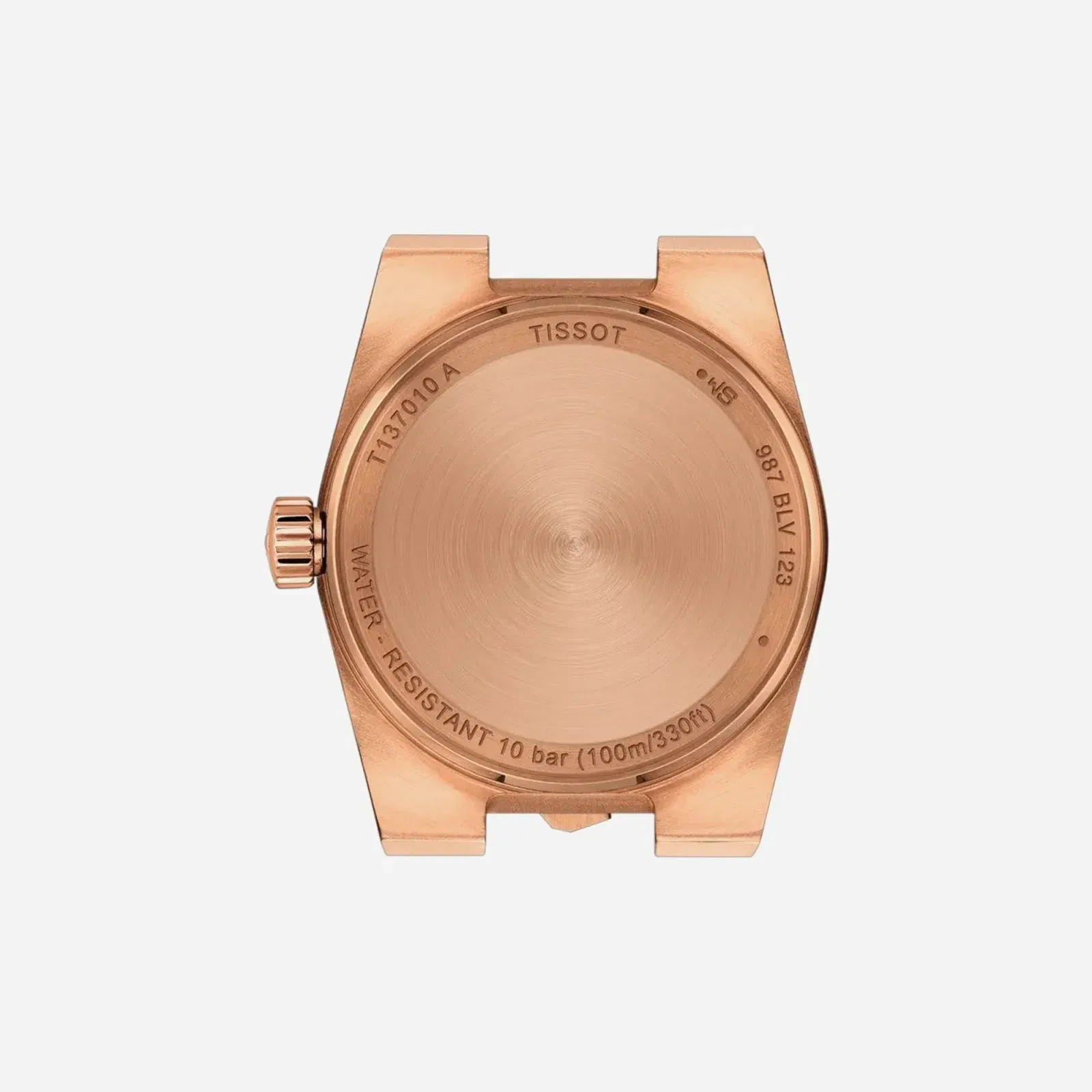 Tissot PRX 25mm Salmon Dial Rose Gold Stainless Steel Rose Gold PVD Strap Watch