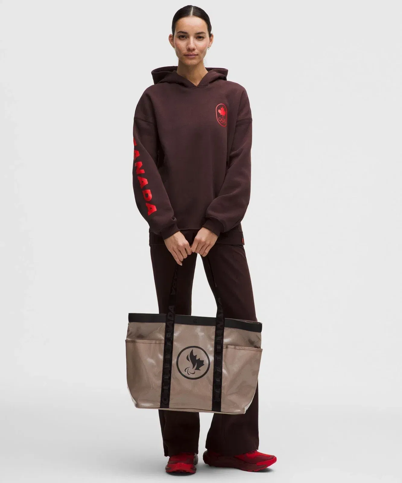 Lululemon Team Canada Ripstop Cinch-Closure Tote Bag 20L *CPC Logo