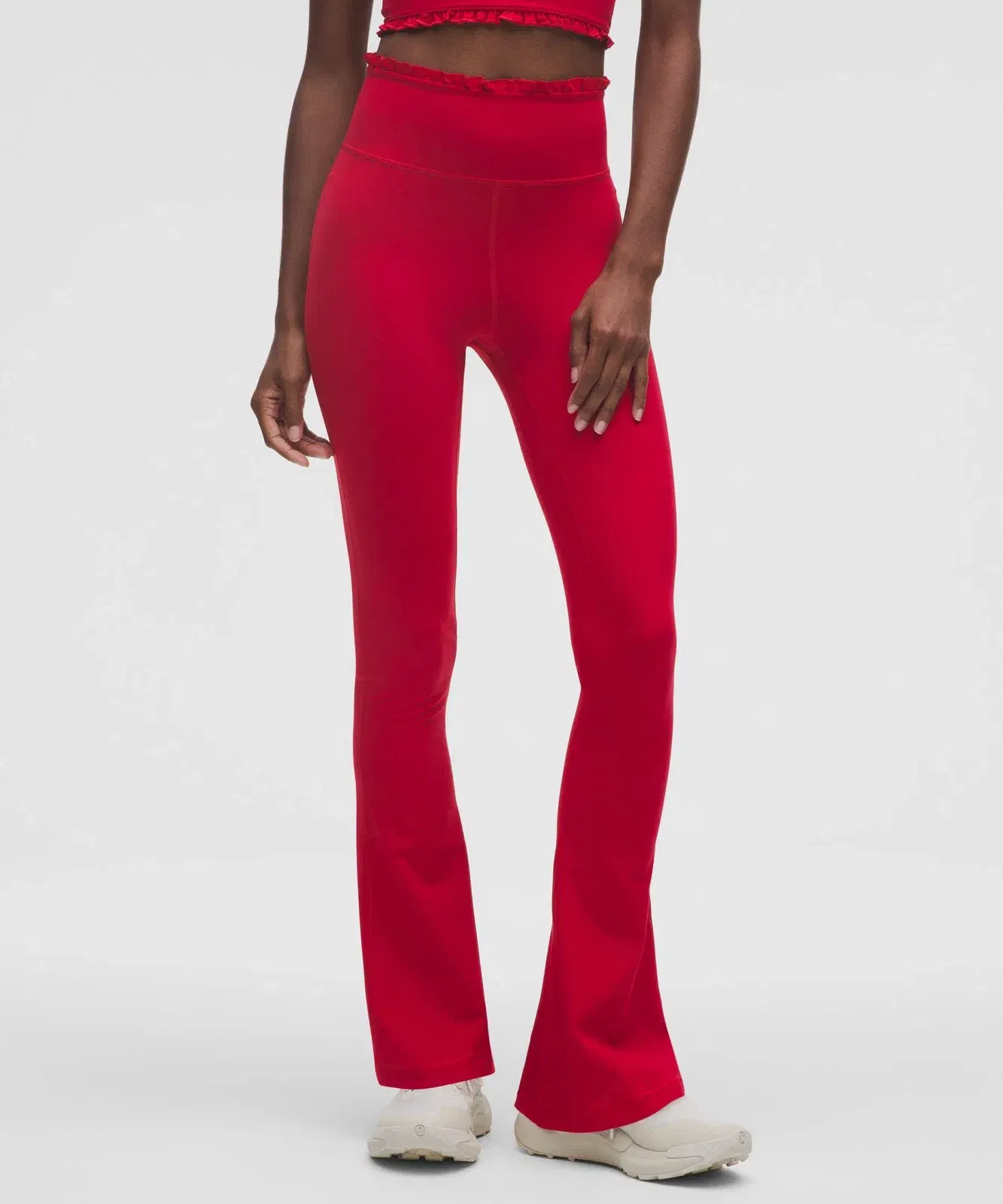 Lululemon Nulu Ruffle-Trim Flared Pant